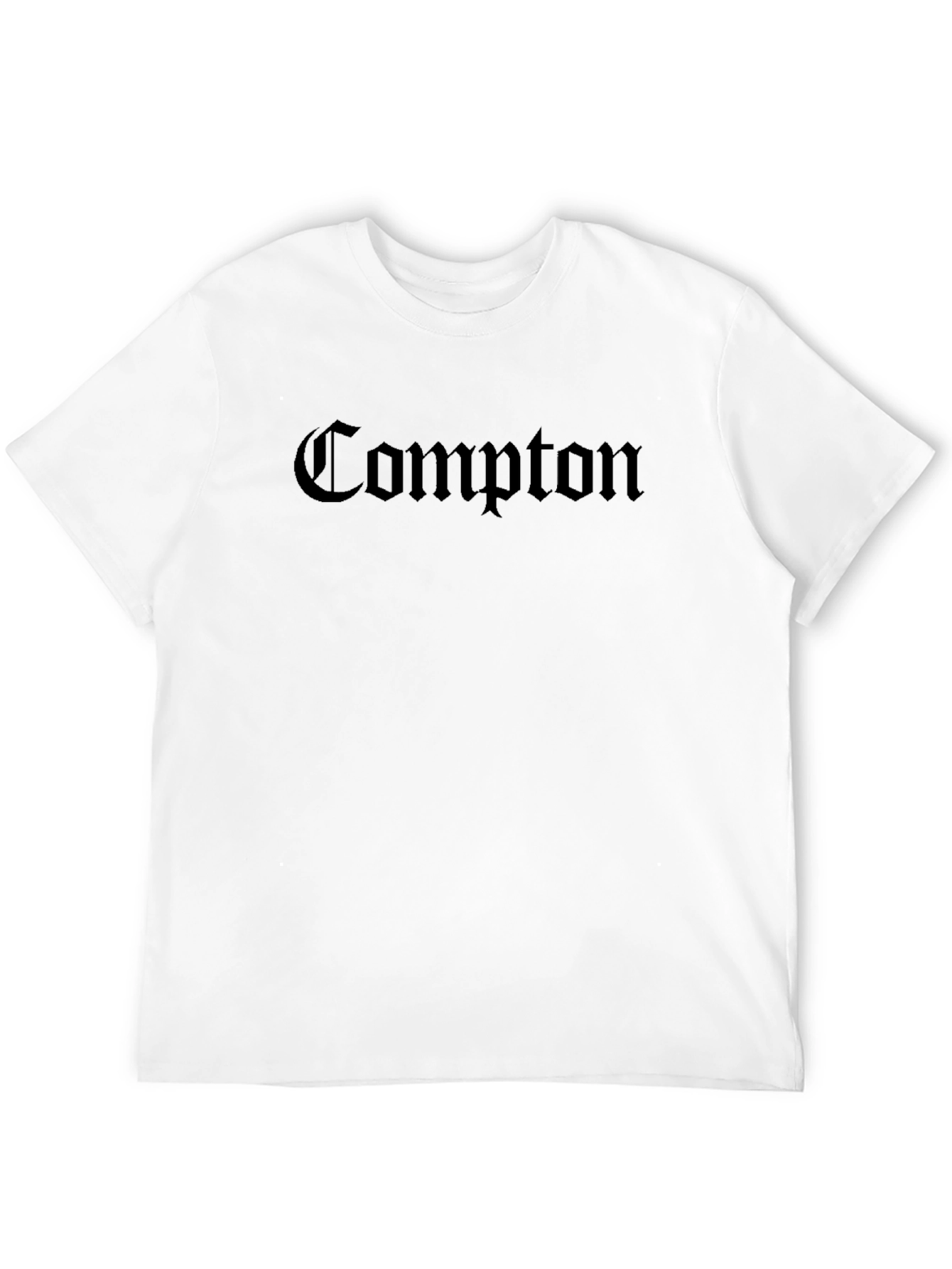Compton Black Graphic T-Shirt