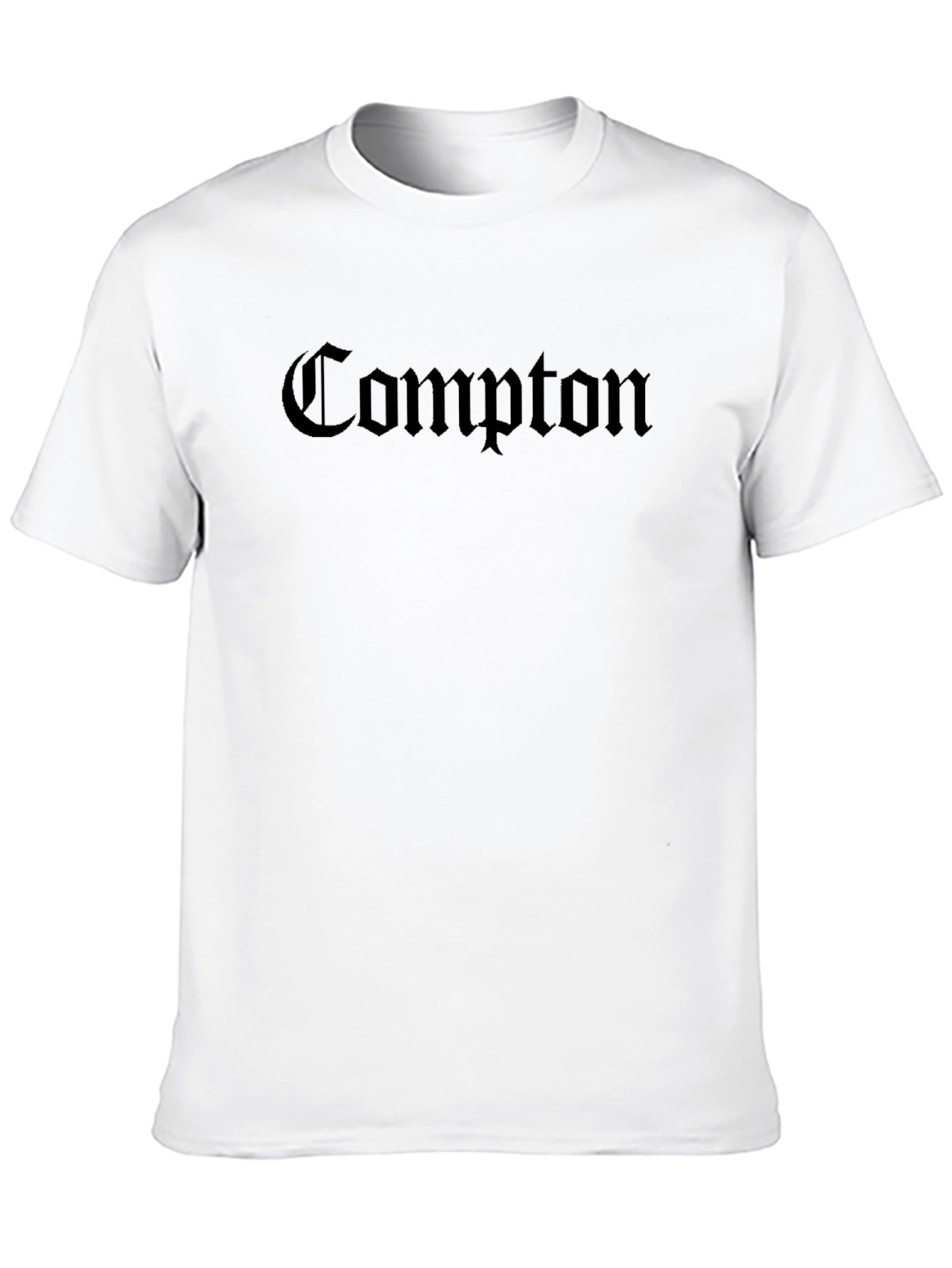 Compton Black Graphic T-Shirt