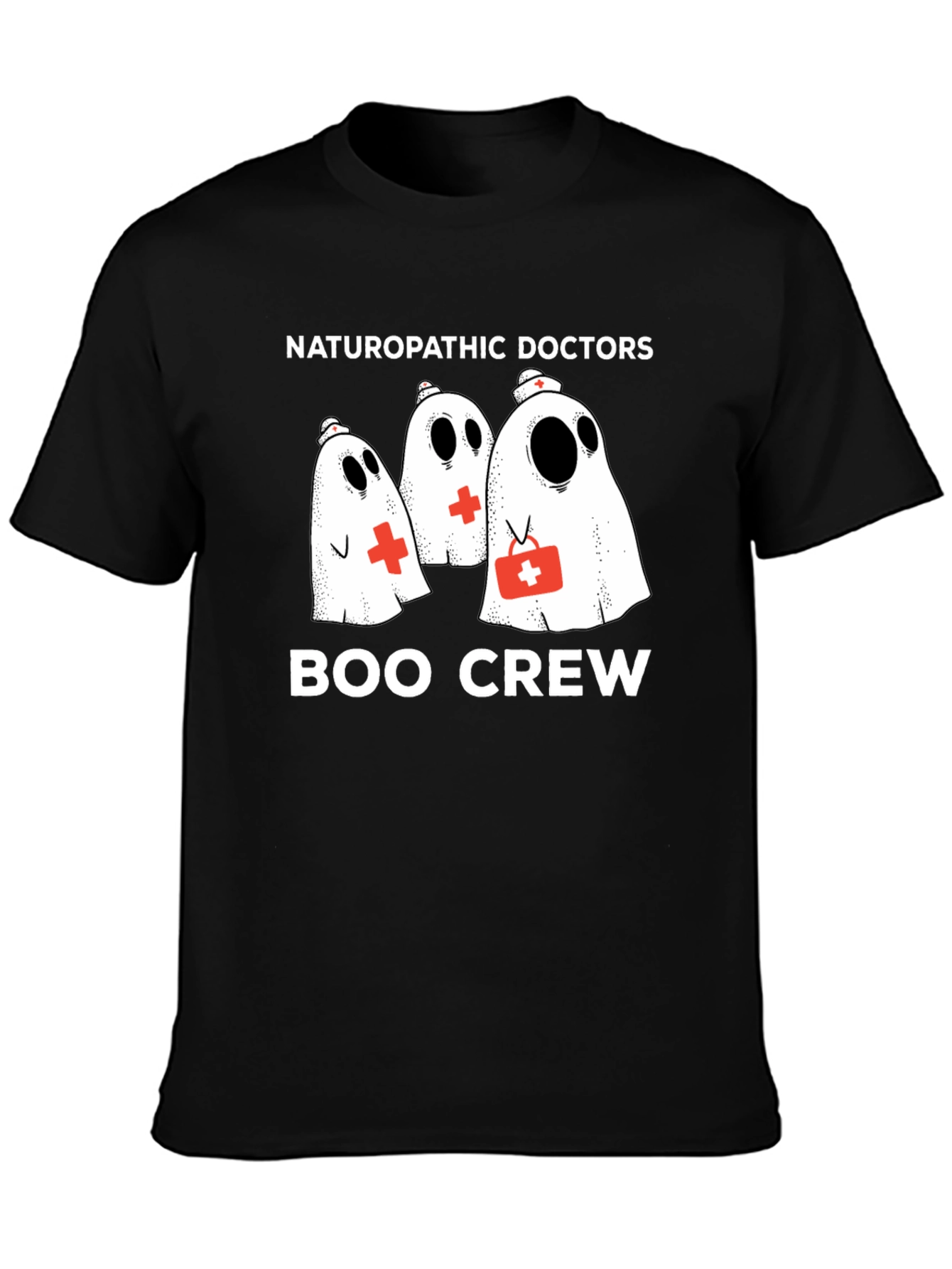 Boo Crew Naturopathic Doctors Ghost T-Shirt