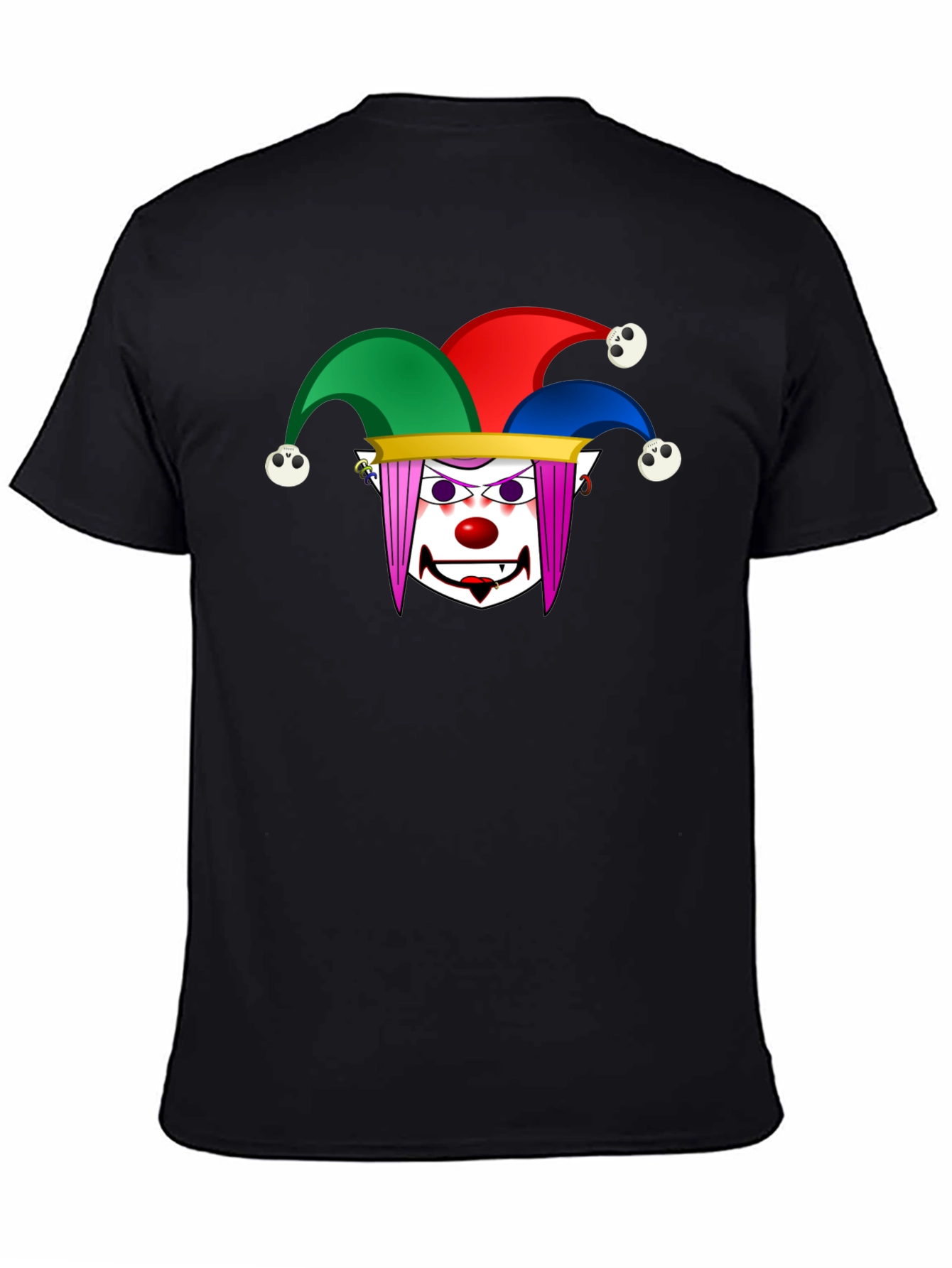 Clown Graphic T-Shirt - Black