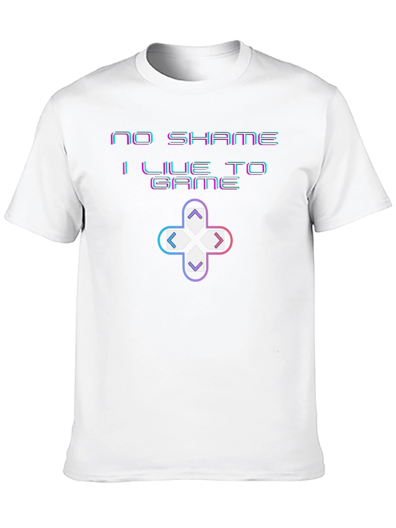 No Shame I Live to Game Graphic T-Shirt