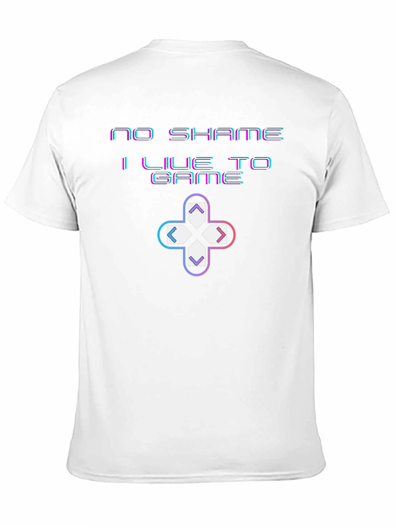 No Shame I Live to Game Graphic T-Shirt