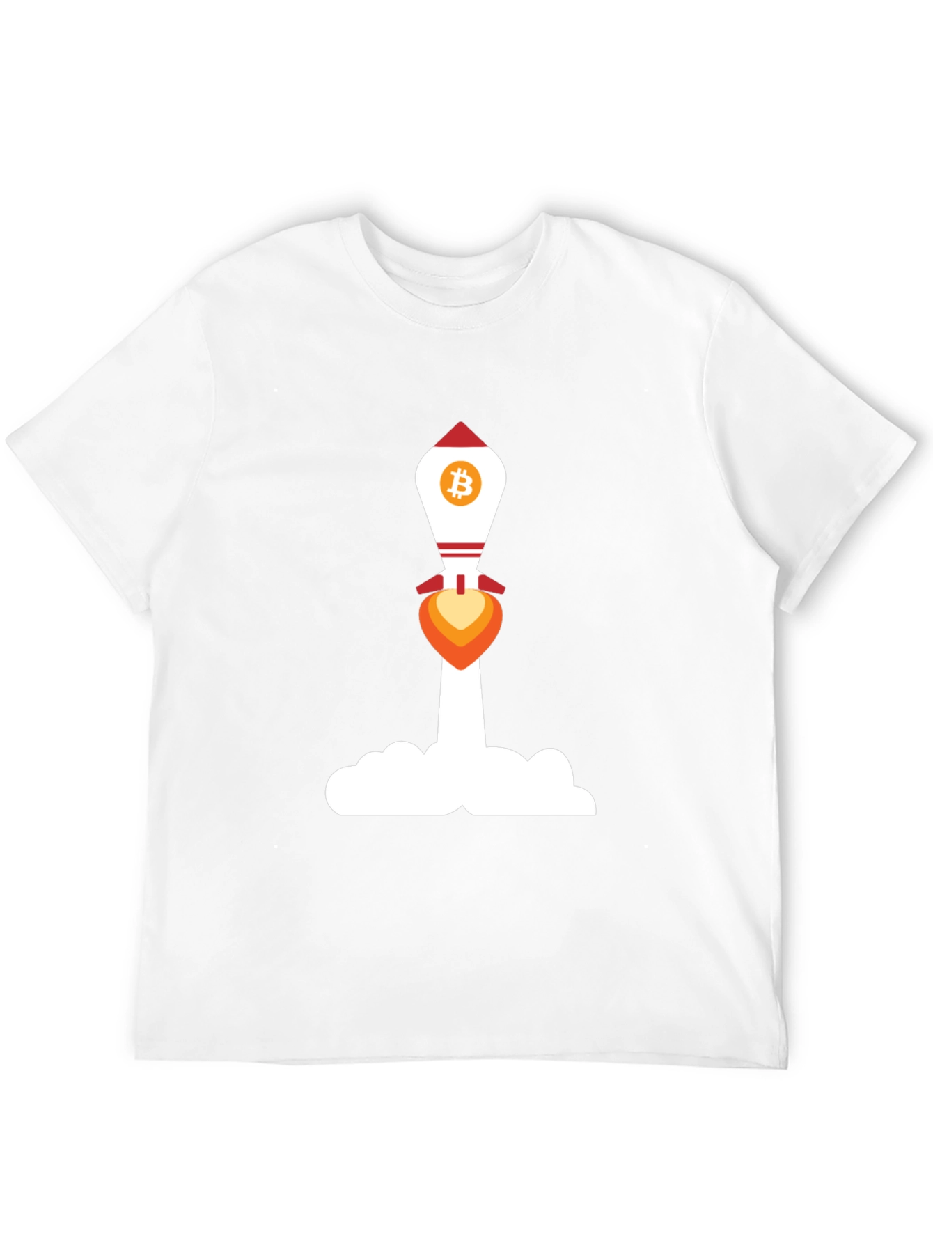 Bitcoin Rocket T-Shirt - Crypto to the Moon!