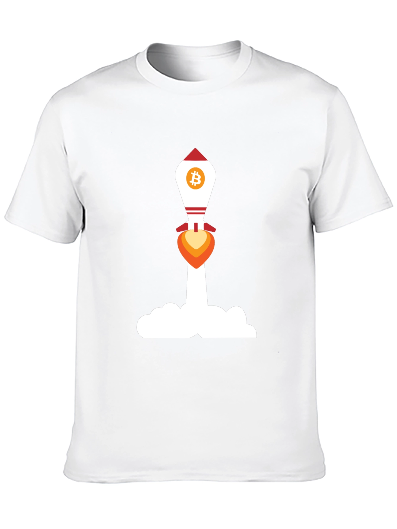 Bitcoin Rocket T-Shirt - Crypto to the Moon!