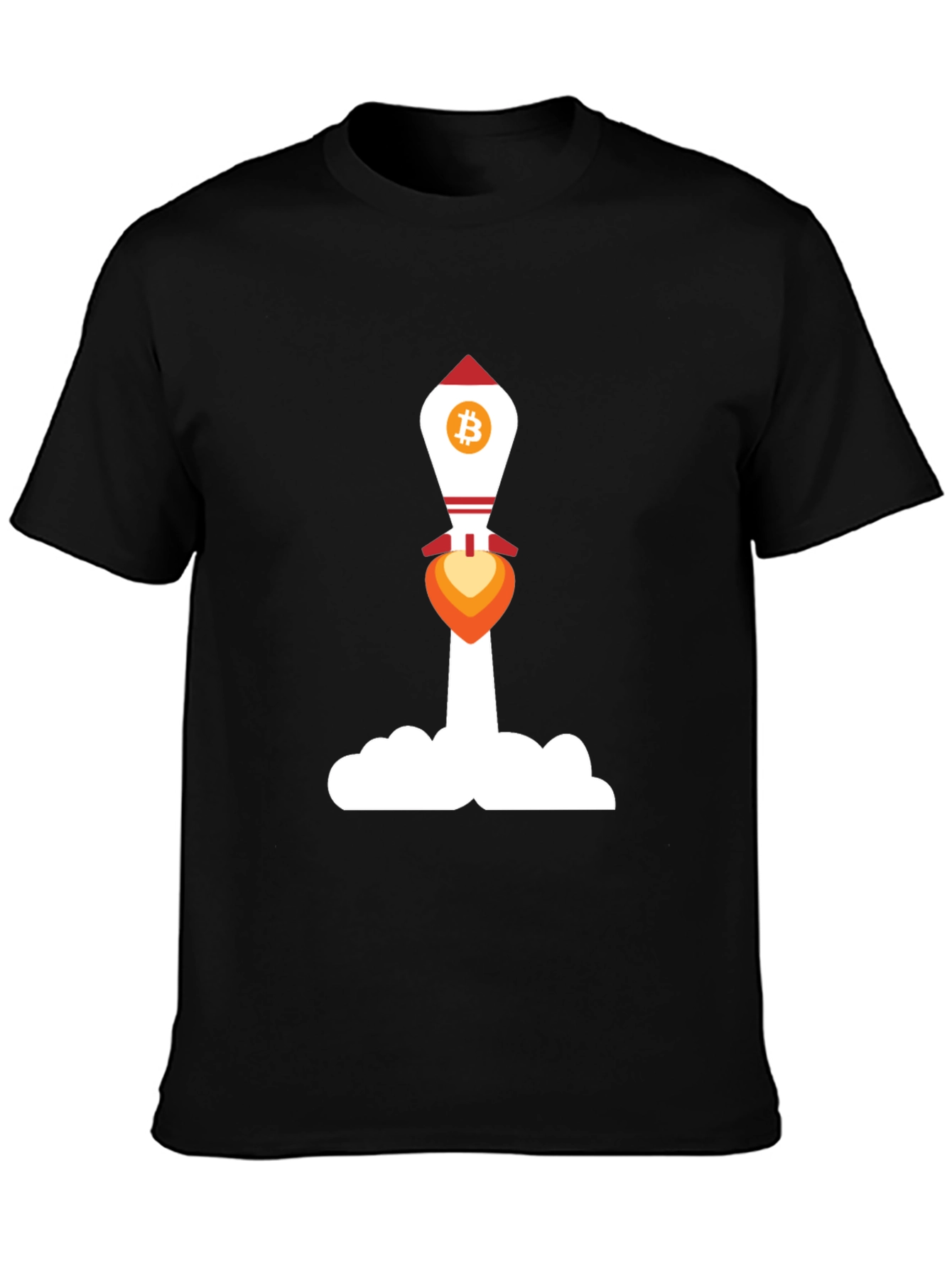 Bitcoin Rocket T-Shirt - Crypto to the Moon!