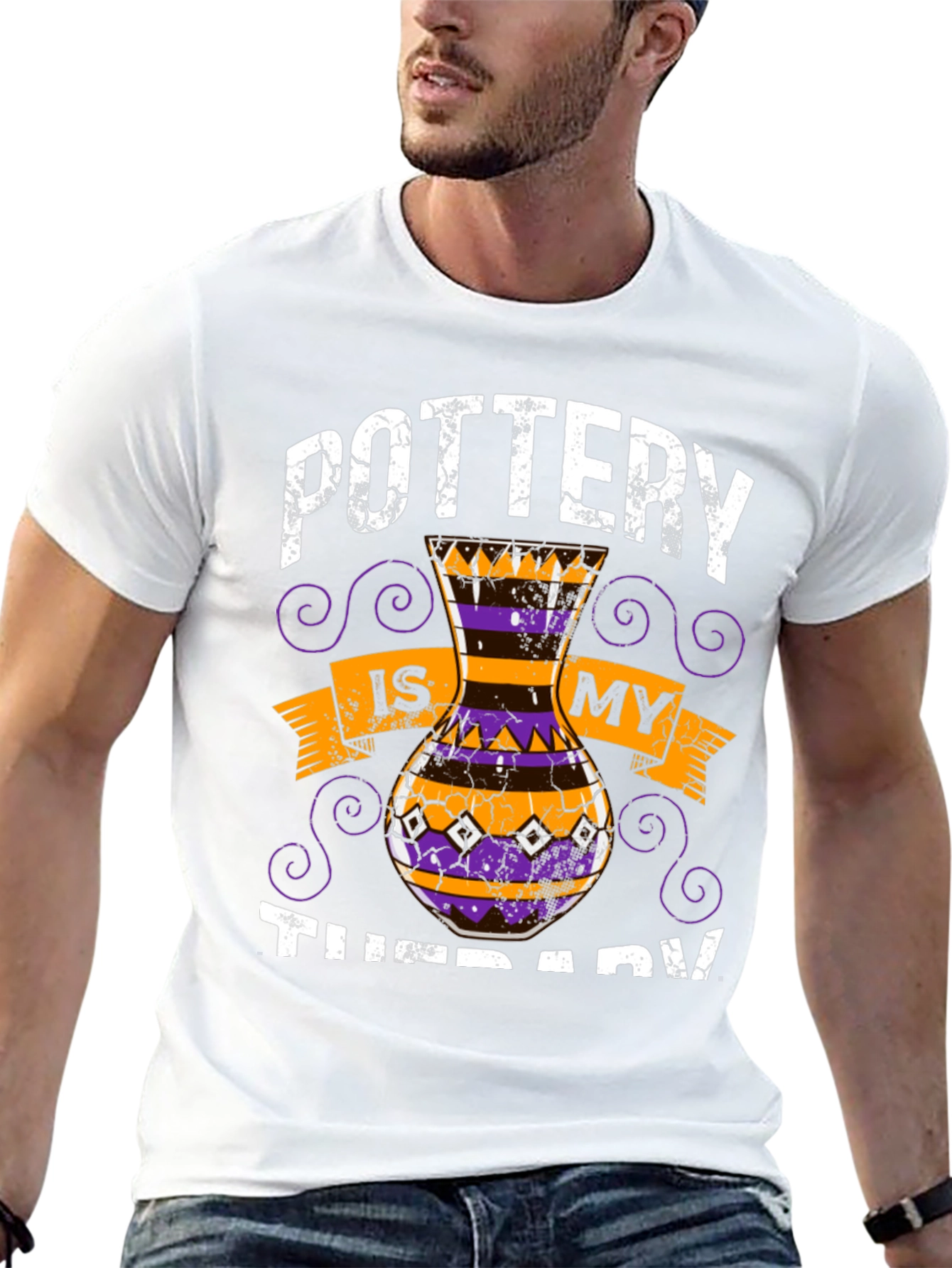 Pottery is My Therapy Graphic T-Shirt