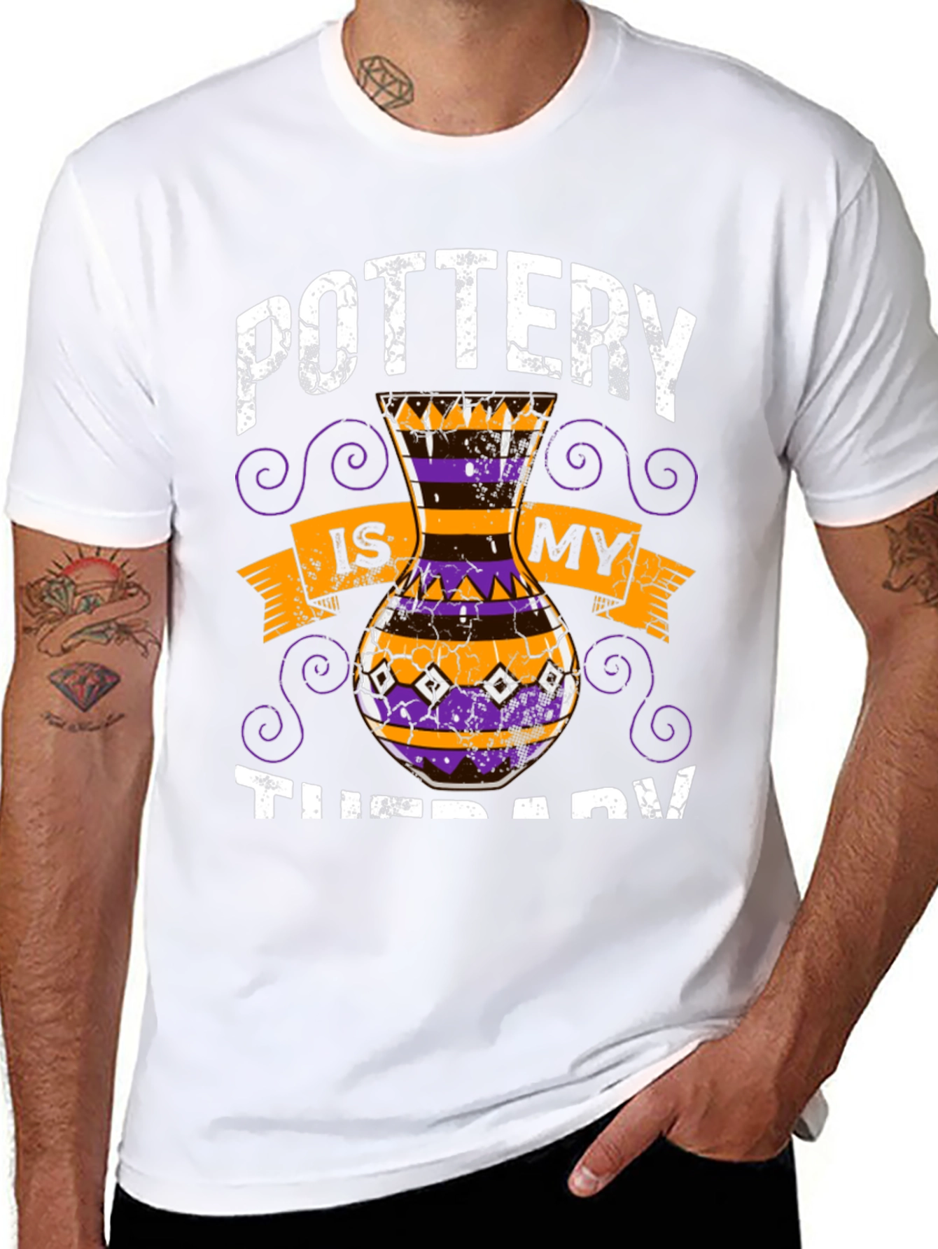 Pottery is My Therapy Graphic T-Shirt