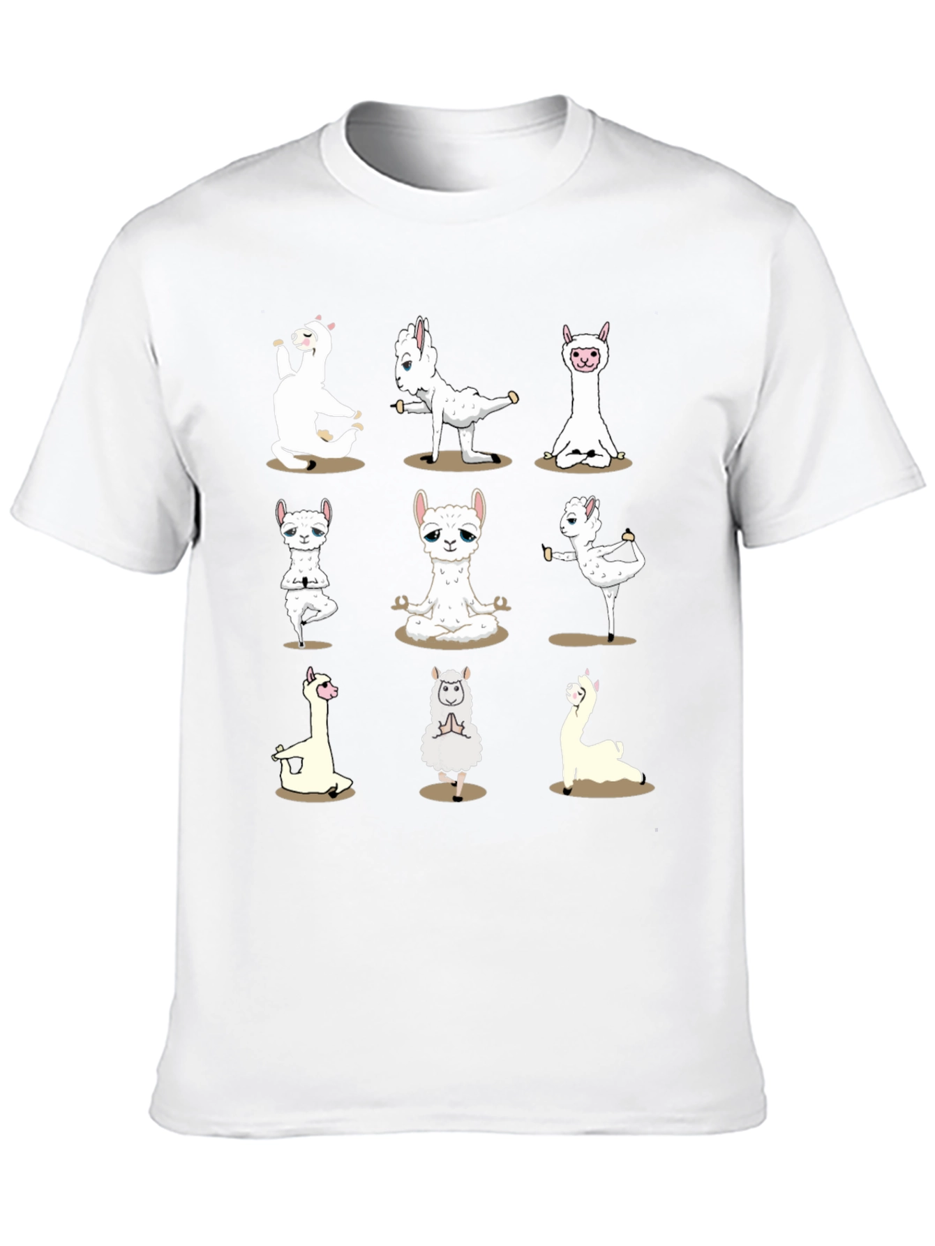 Yoga Llama Graphic Tee - Zen and Playful