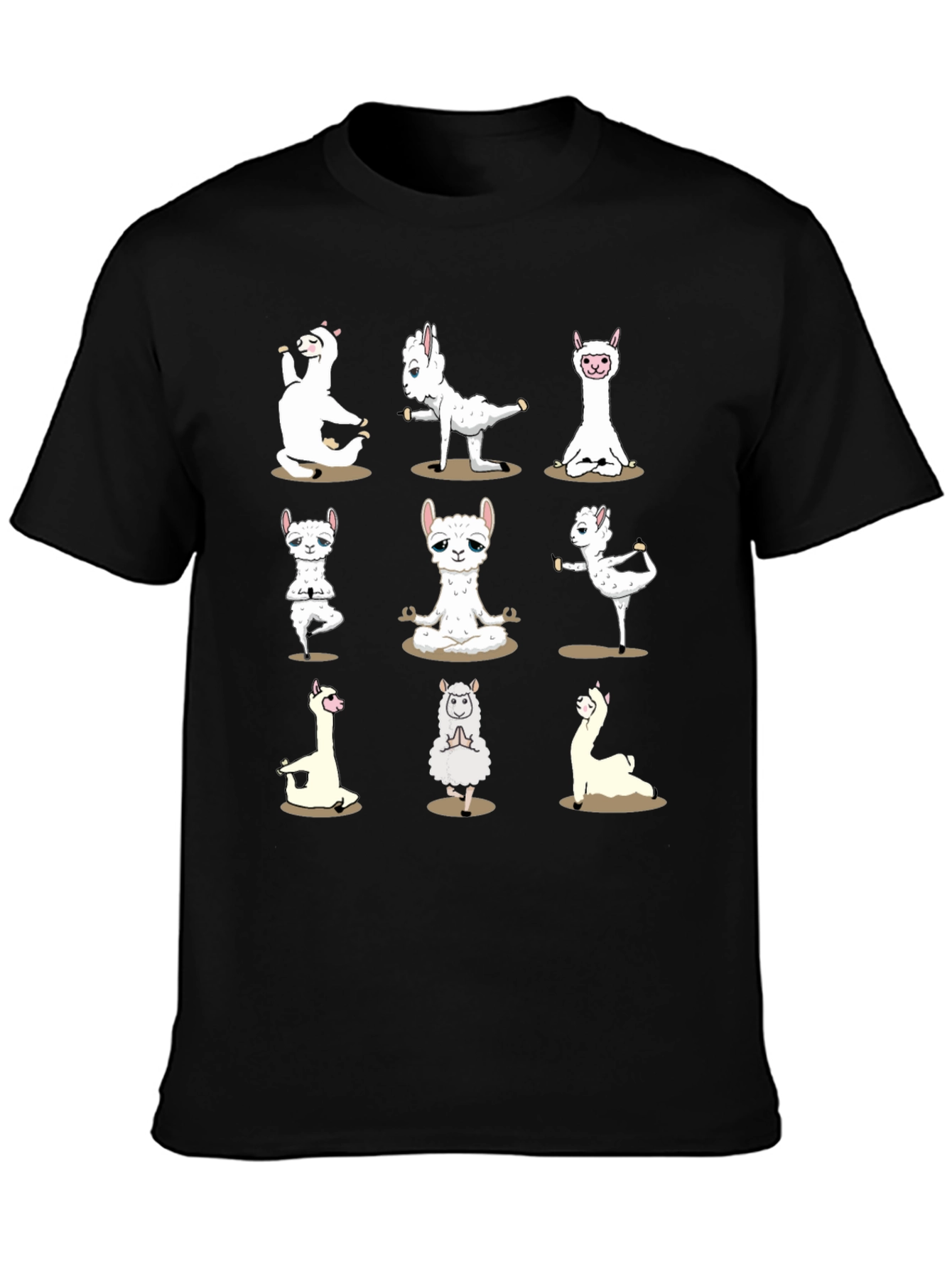 Yoga Llama Graphic Tee - Zen and Playful