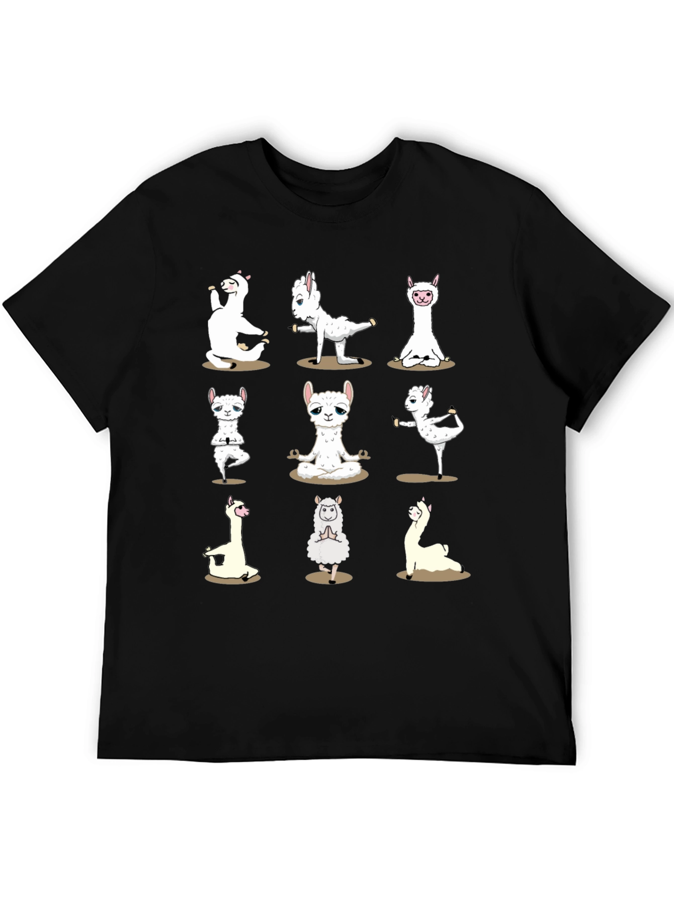 Yoga Llama Graphic Tee - Zen and Playful