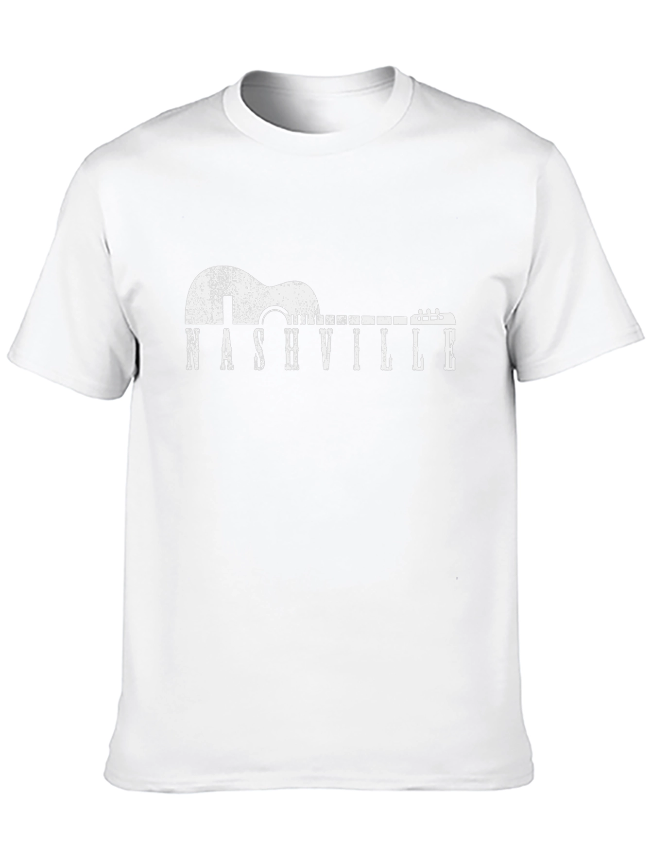 Nashville Guitar Graphic T-Shirt - Country Music Tee