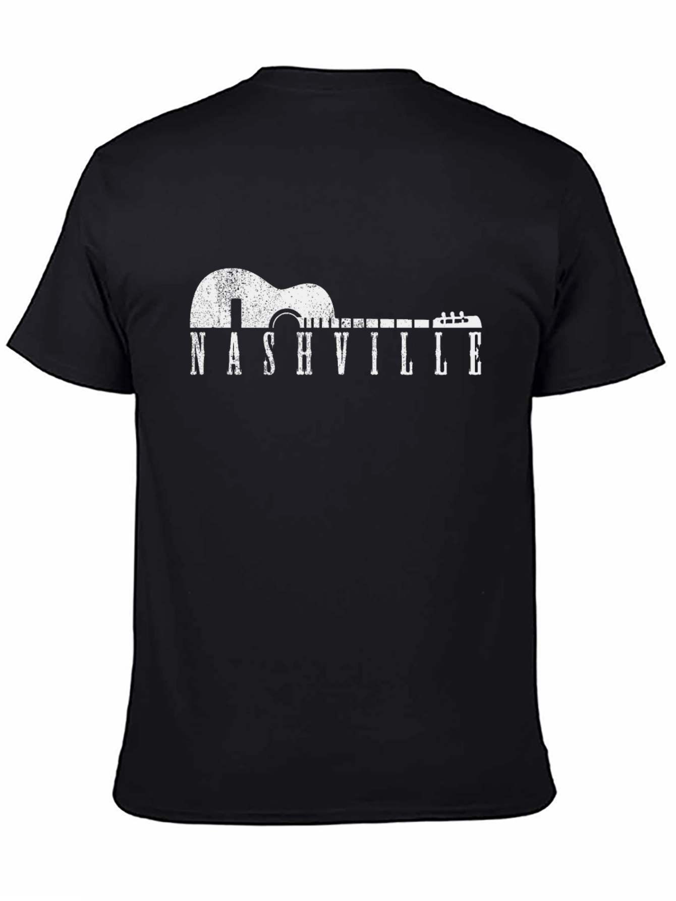 Nashville Guitar Graphic T-Shirt - Country Music Tee