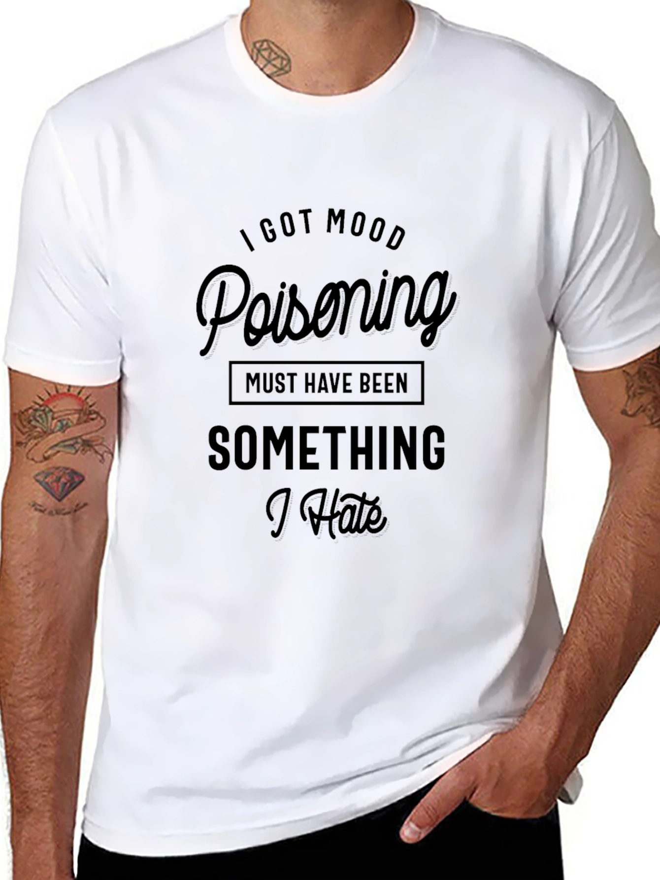 Mood Poisoning Humor Graphic T-Shirt