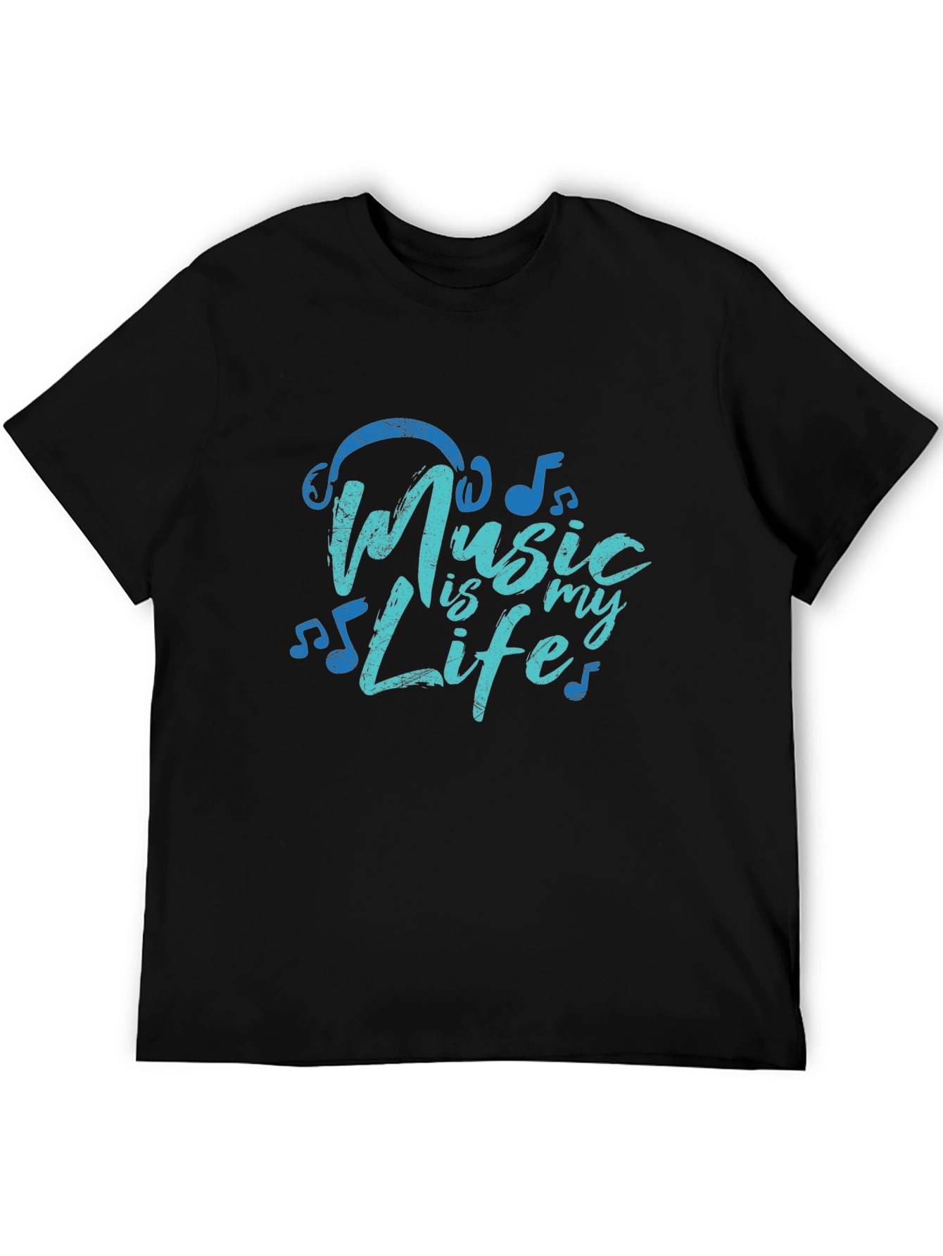 Music is My Life Graphic T-Shirt