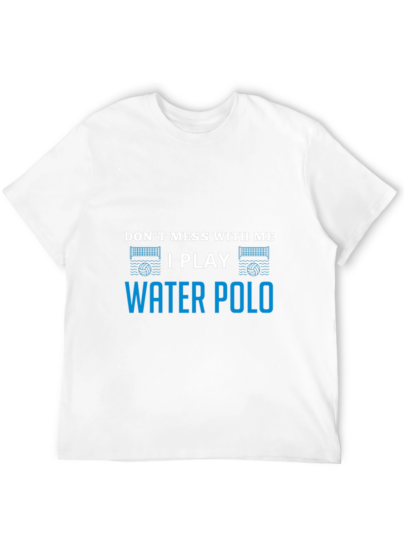 Dont Mess Water Polo Black T-Shirt