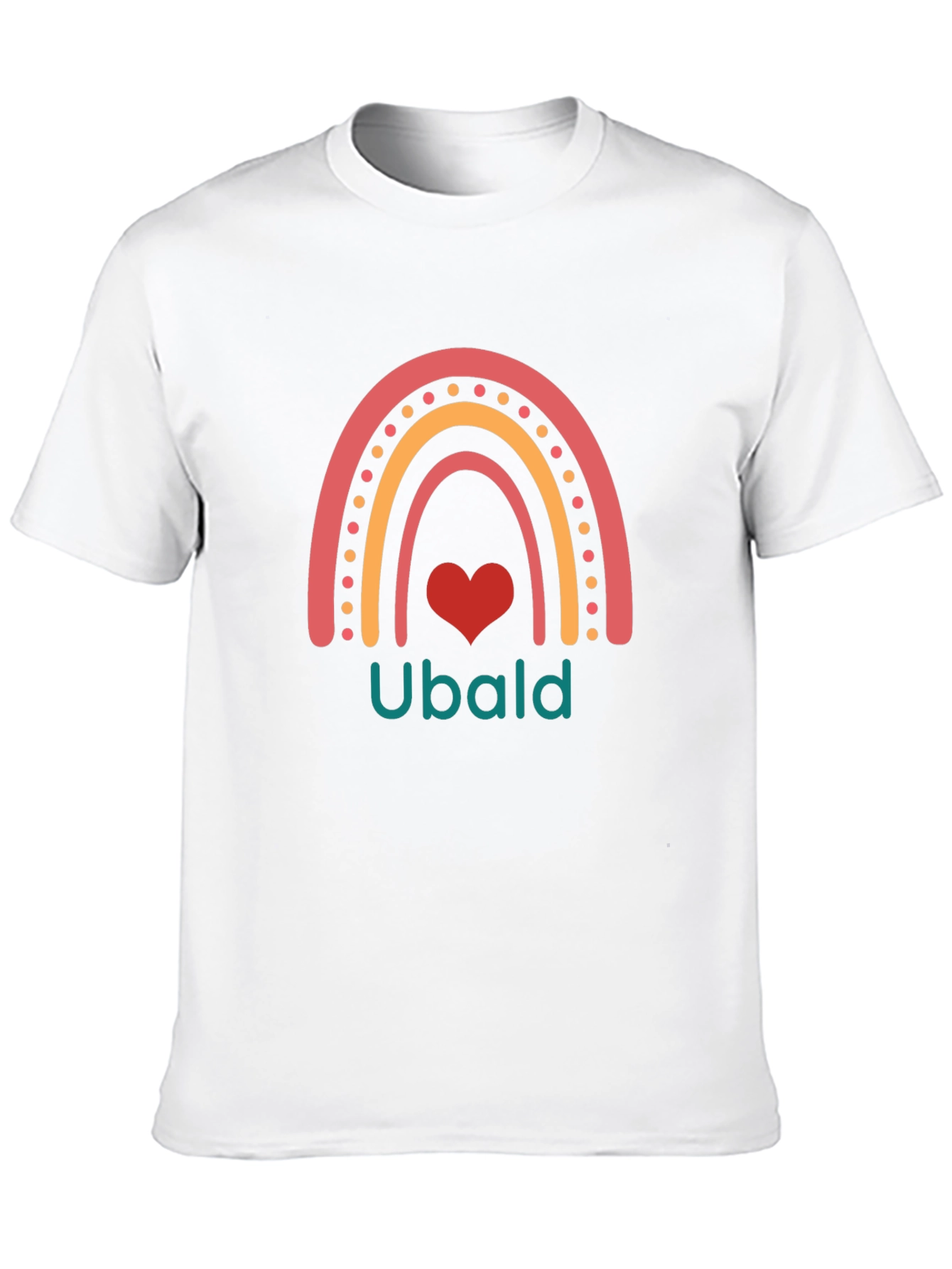 Rainbow Ubald Heart T-Shirt