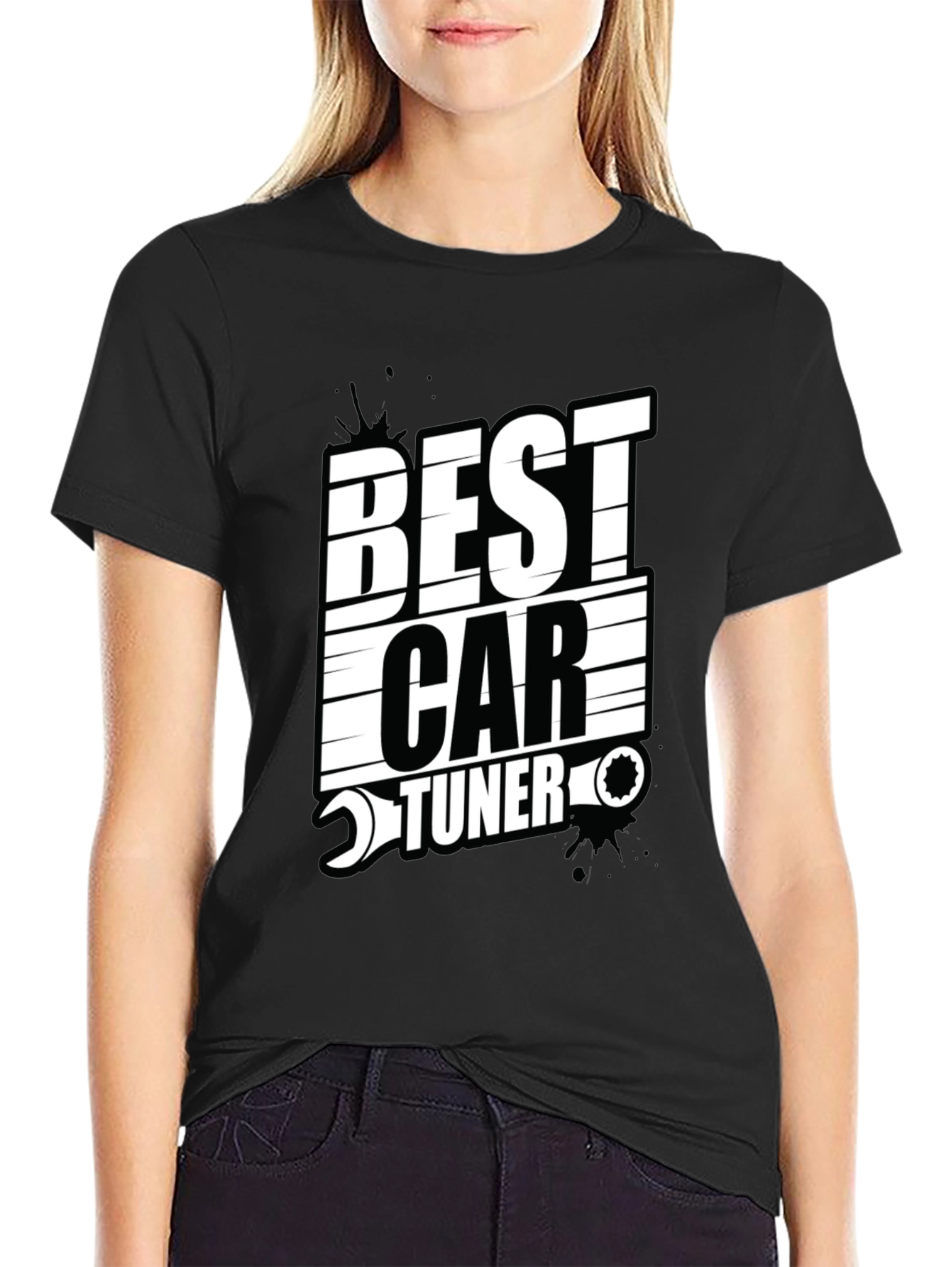 Best Car Tuner Graphic Tee - Black