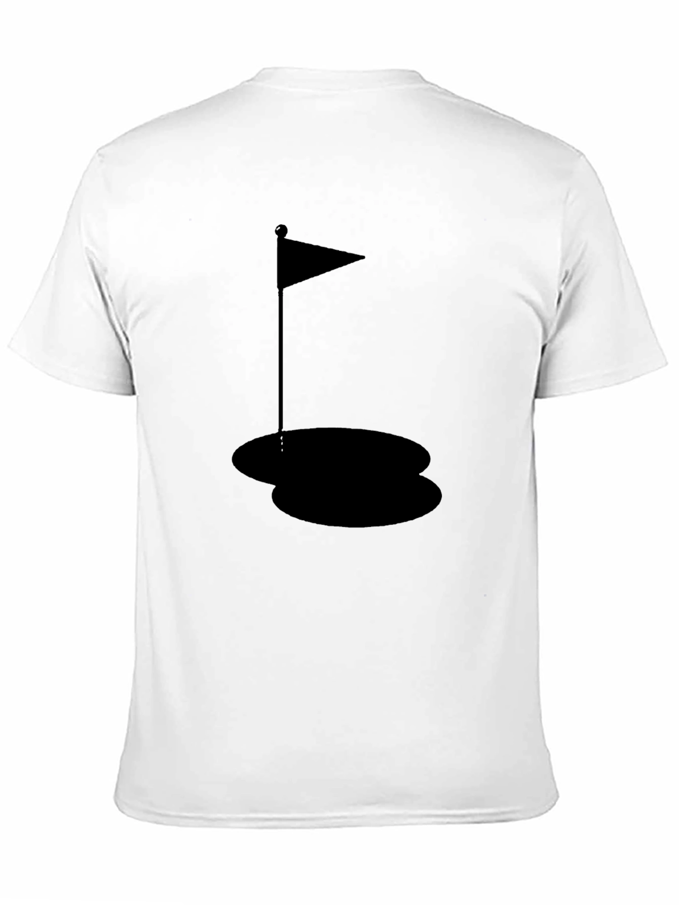 Golf Hole Black T-Shirt