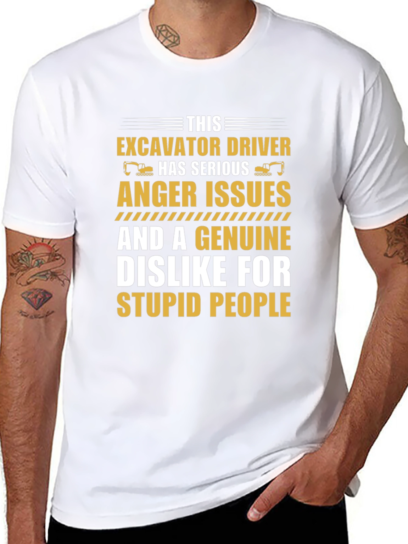 Excavator Driver Serious Anger Issues T-Shirt