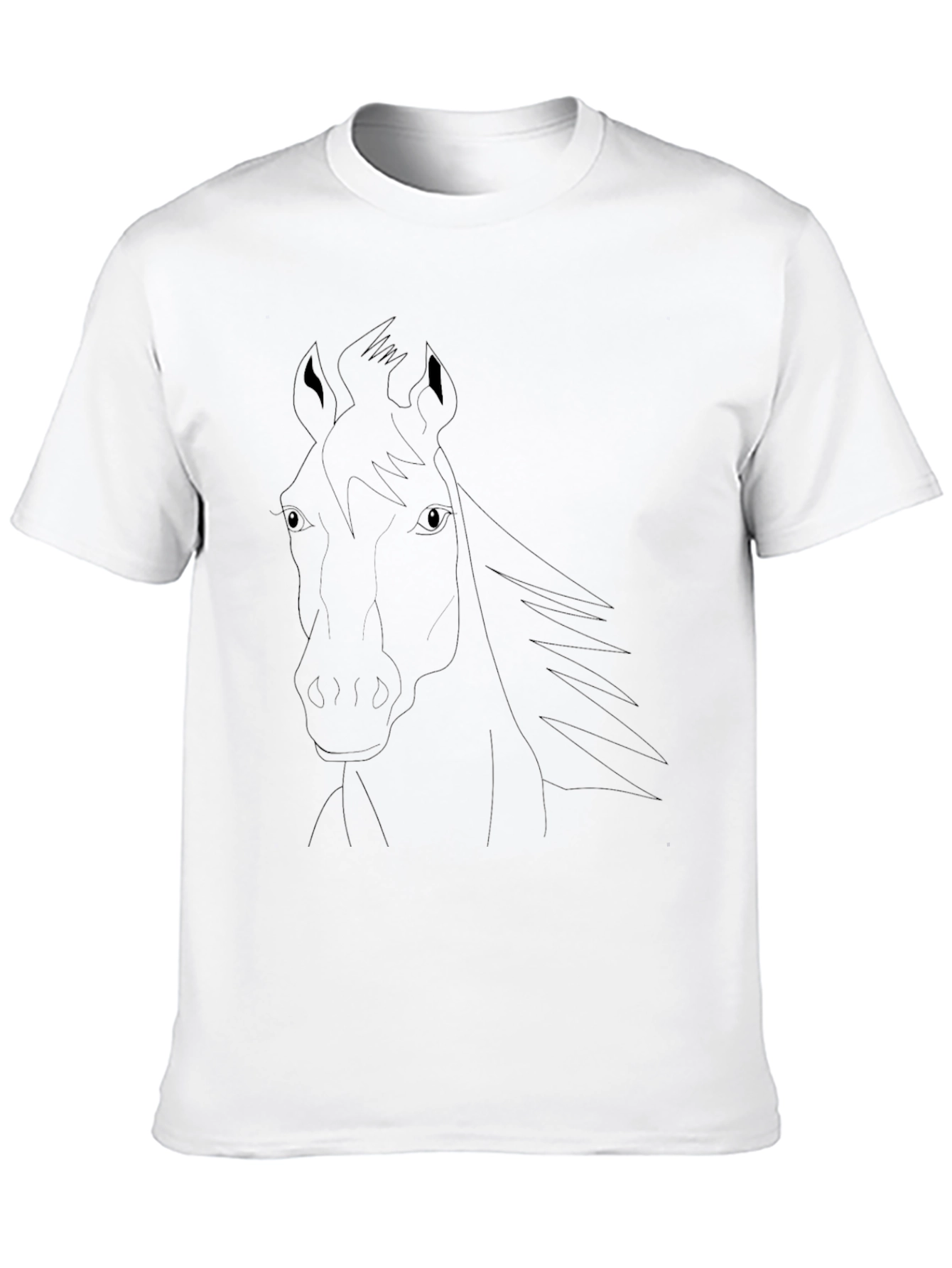 Black Horse Graphic Tee - Unisex Comfort