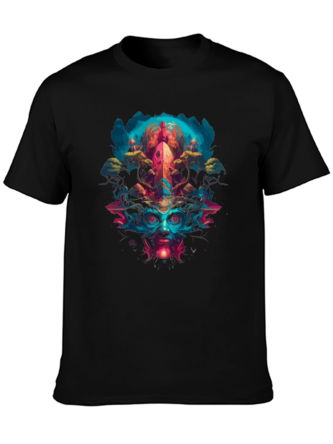 Mystic Creature Graphic Tee - Unique Design