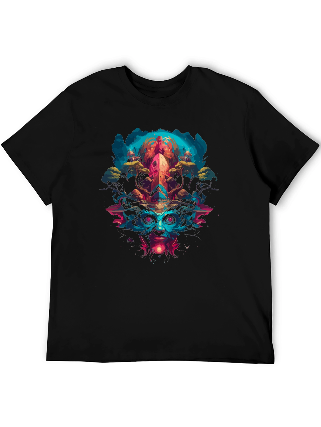 Mystic Creature Graphic Tee - Unique Design