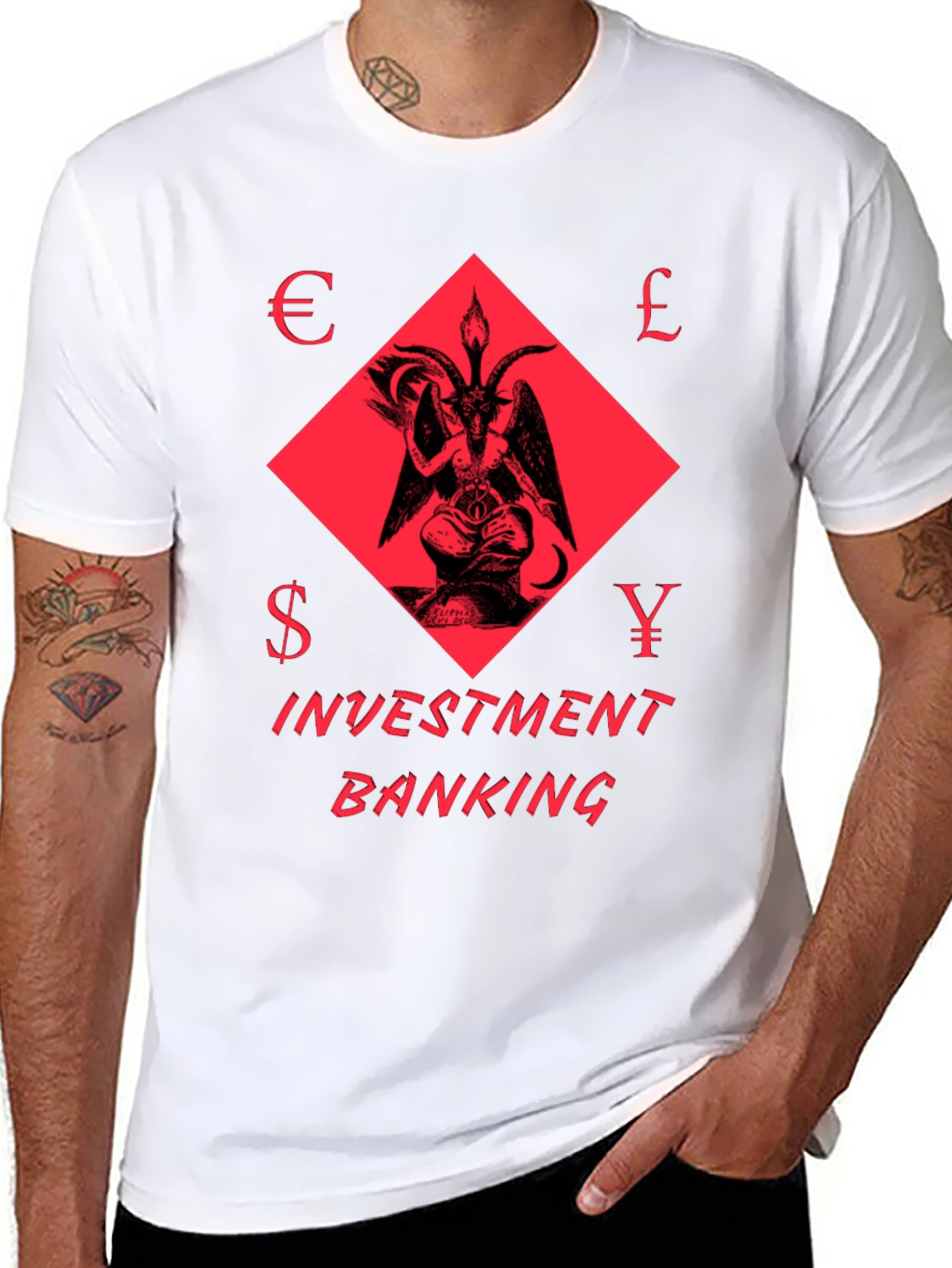 Investment Banking Baphomet T-Shirt