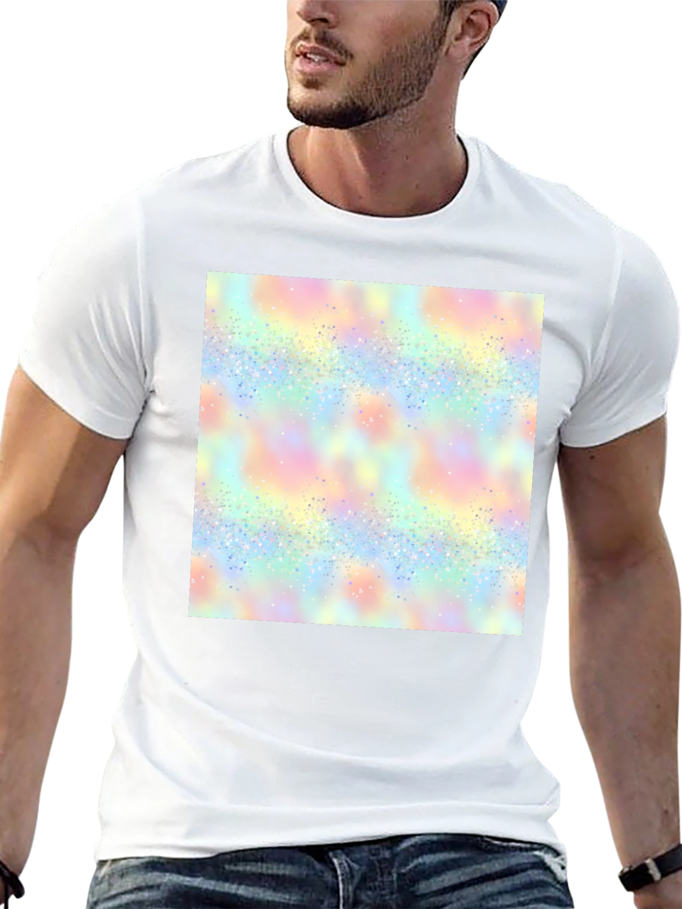 Vibrant Pastel Pattern Tee