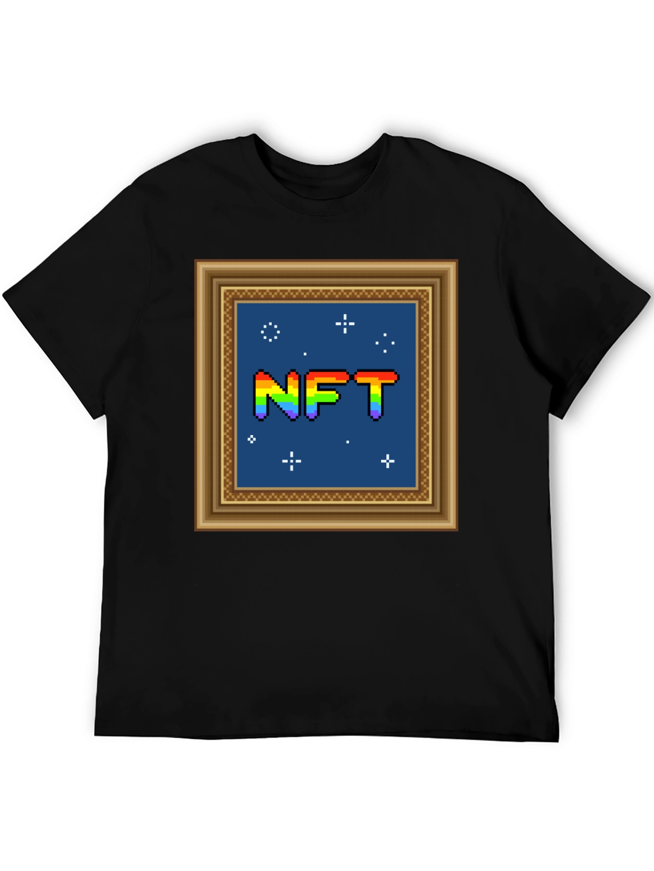 NFT Pixel Art Framed Graphic Tee