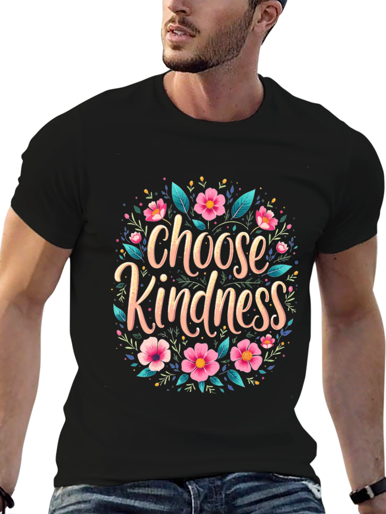 Choose Kindness Floral Graphic Tee