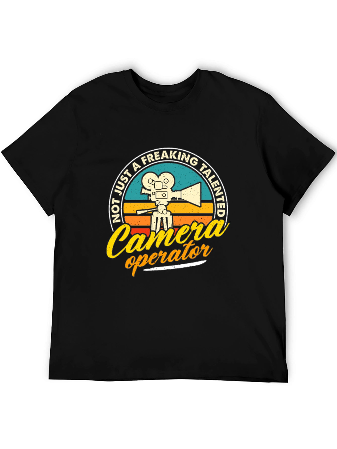 Camera Operator Graphic Tee - Talented Filmmaker T-Shirt