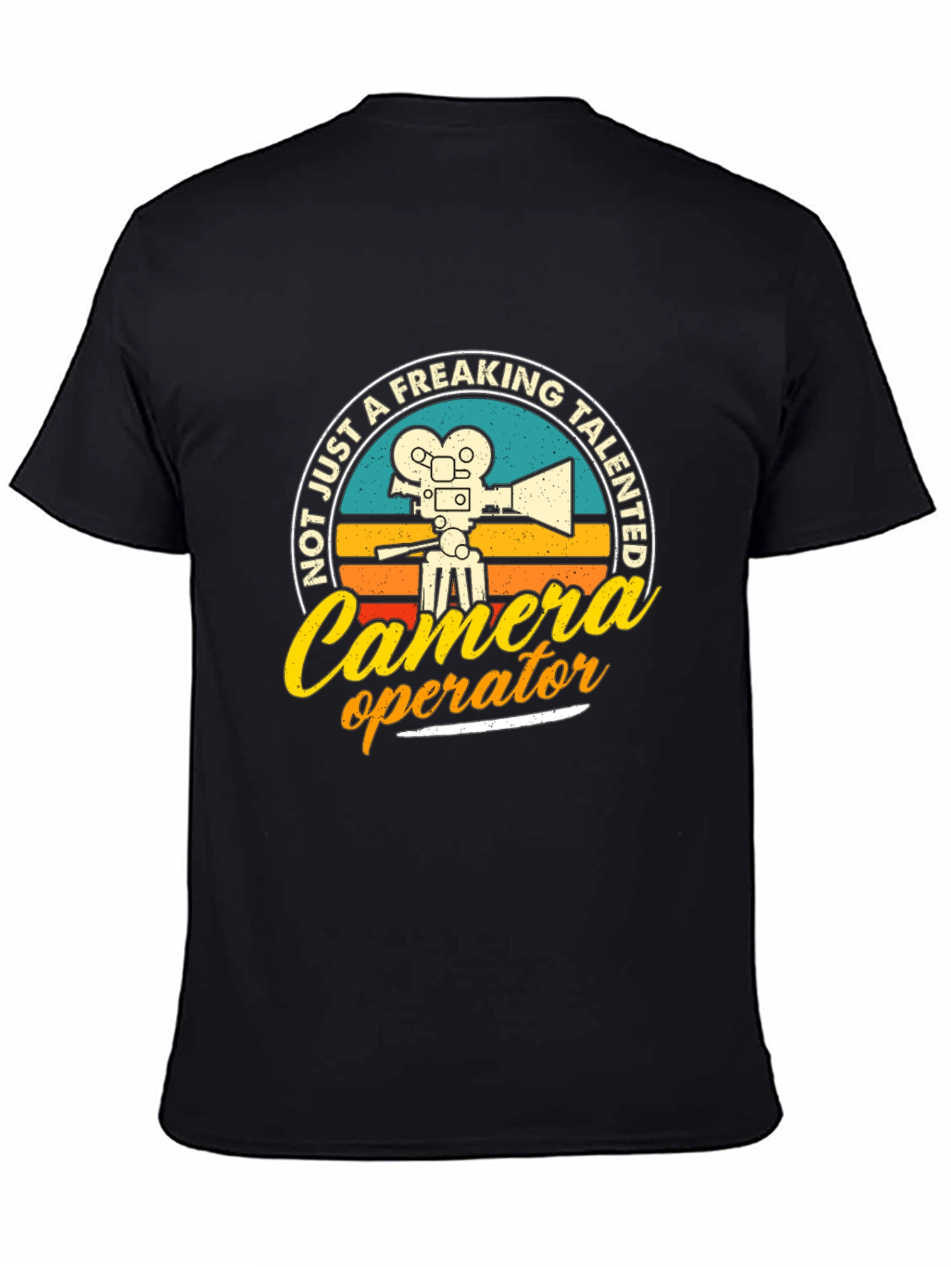 Camera Operator Graphic Tee - Talented Filmmaker T-Shirt