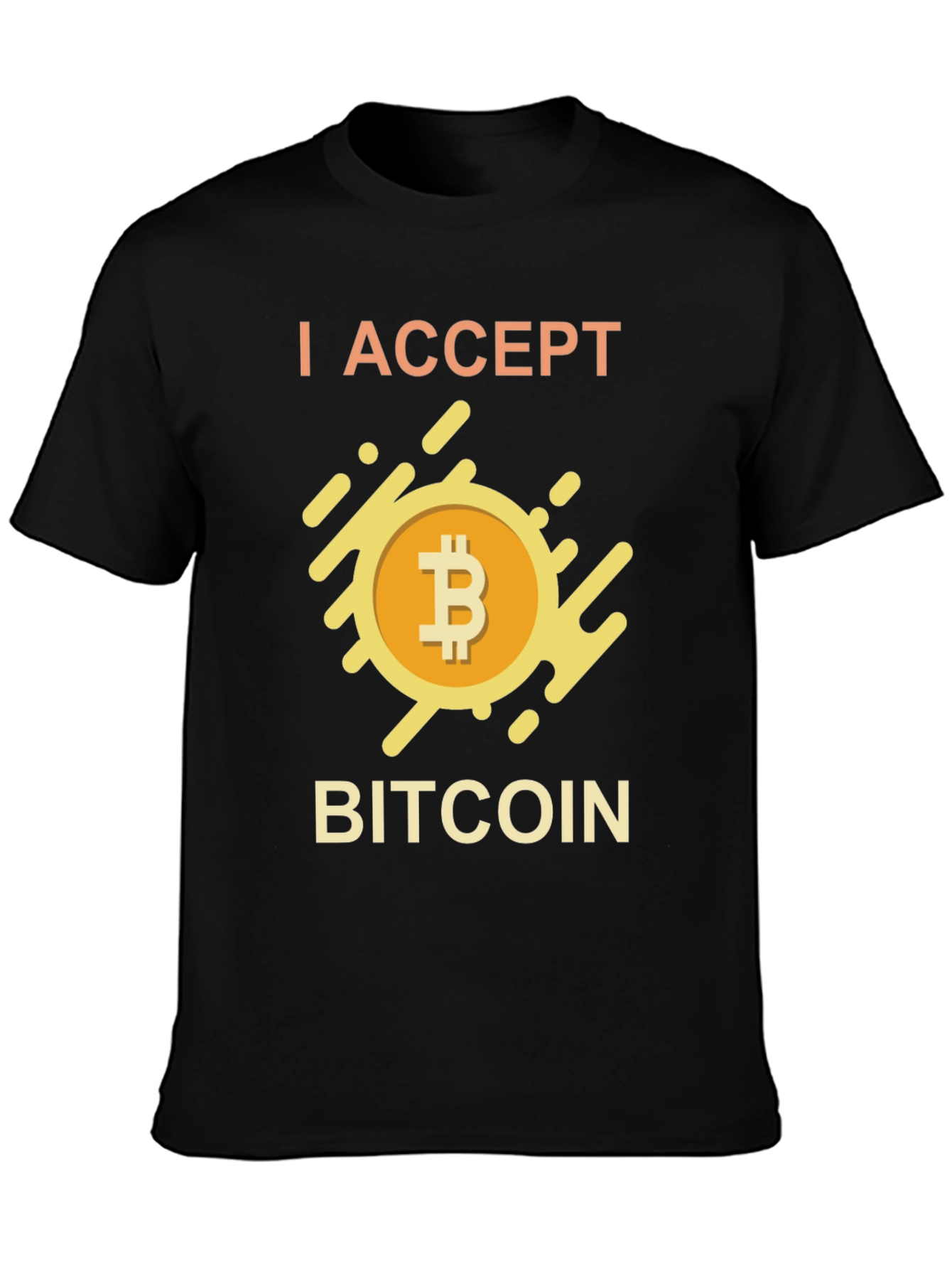 I Accept Bitcoin T-Shirt - Crypto Currency Tee