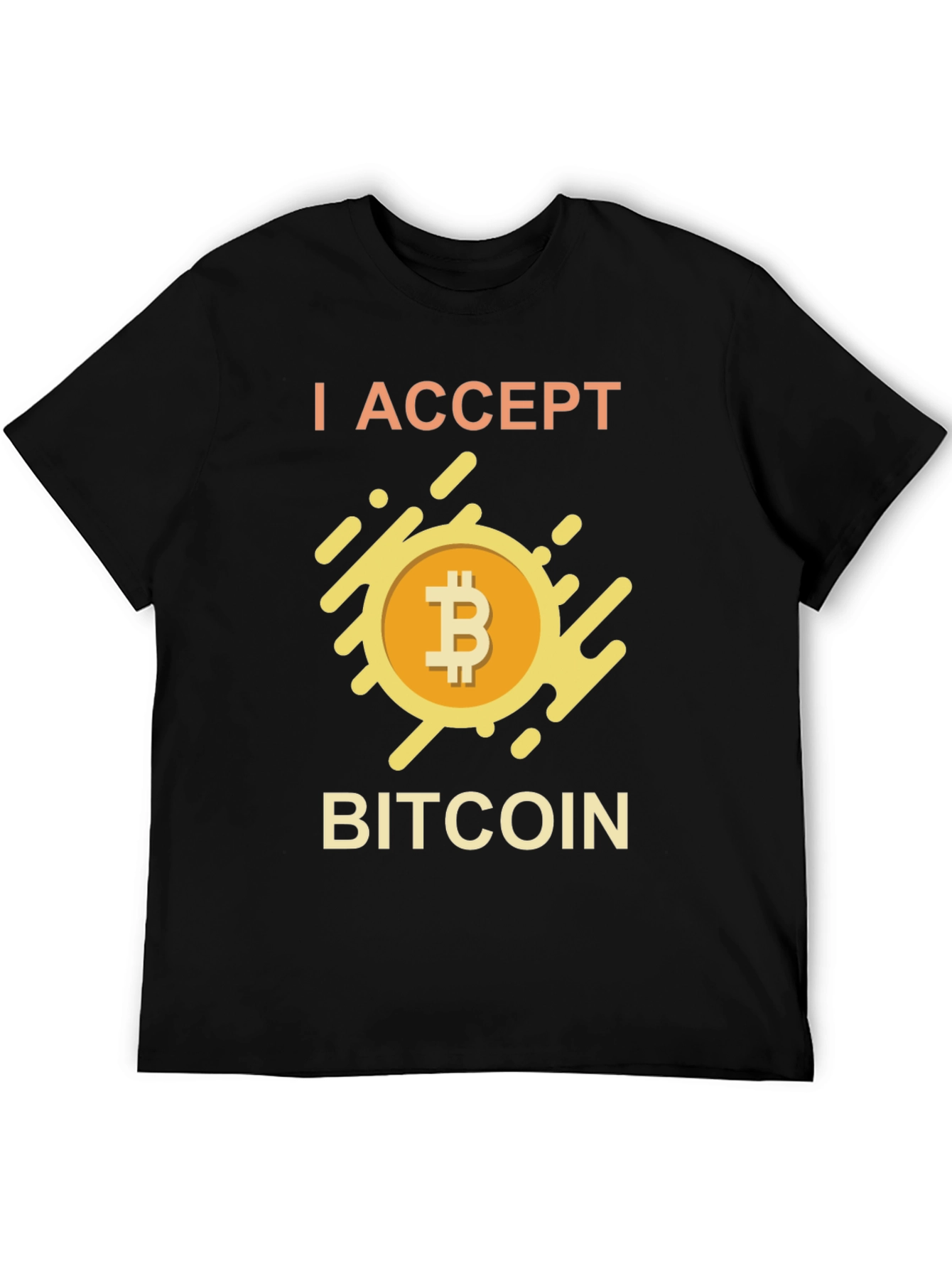 I Accept Bitcoin T-Shirt - Crypto Currency Tee