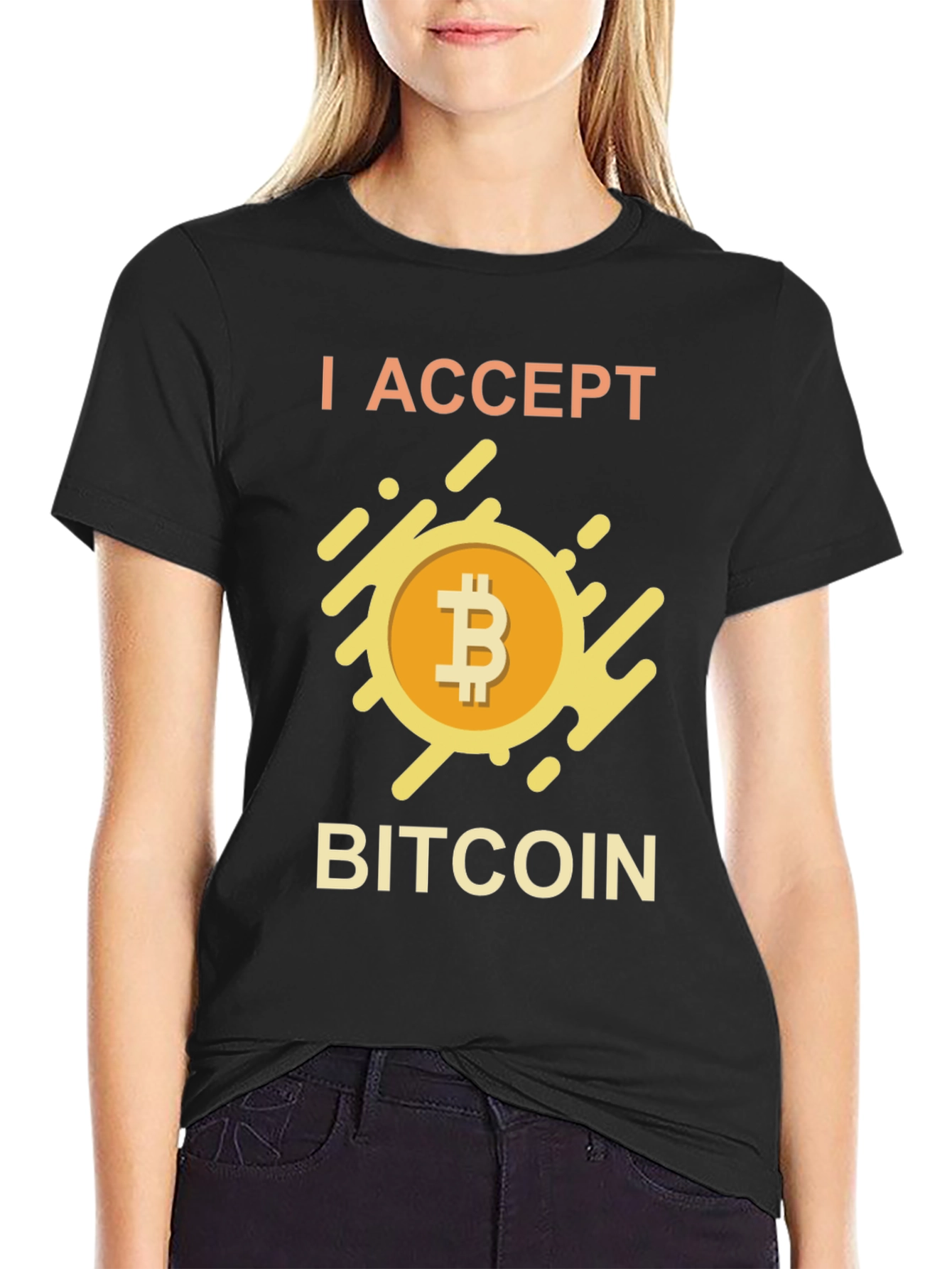 I Accept Bitcoin T-Shirt - Crypto Currency Tee