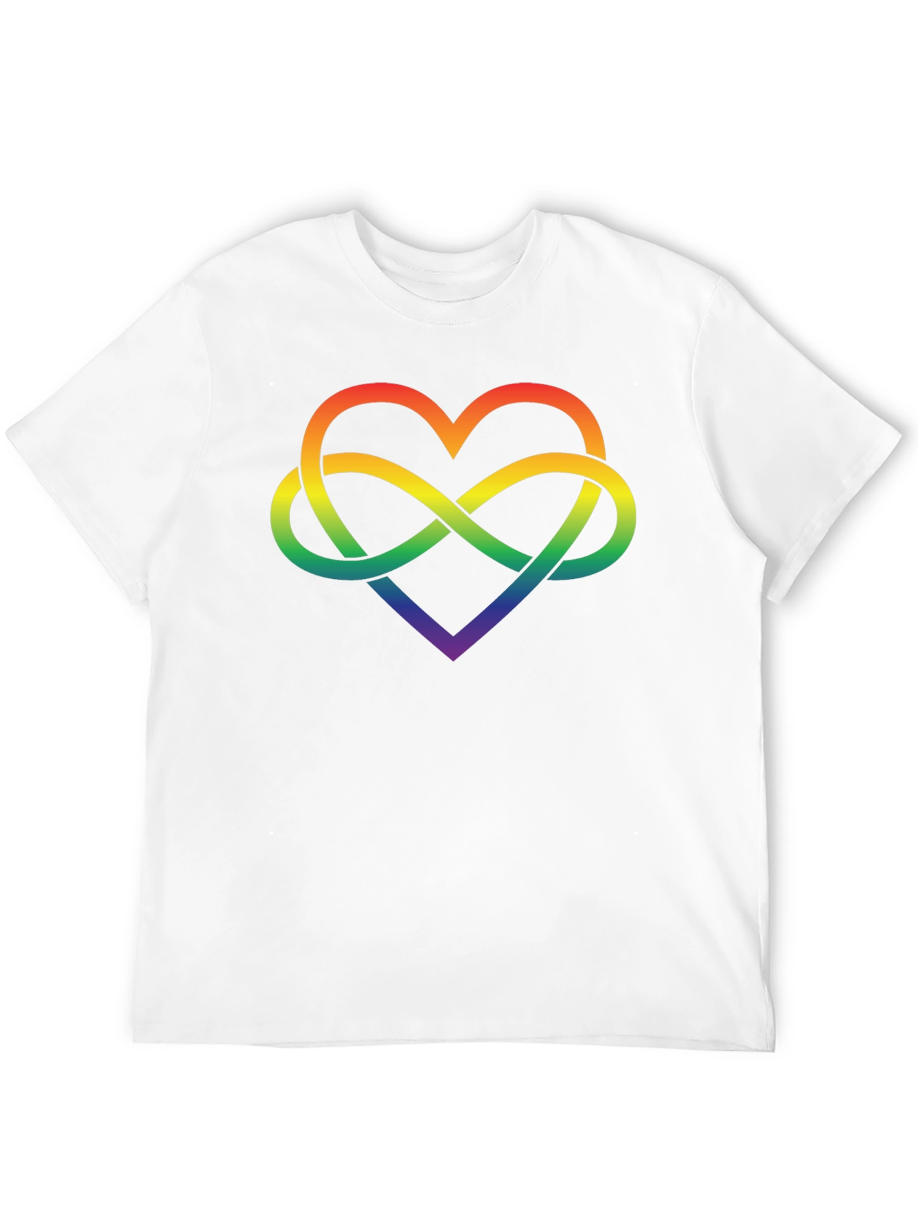 Rainbow Infinity Heart Graphic Tee