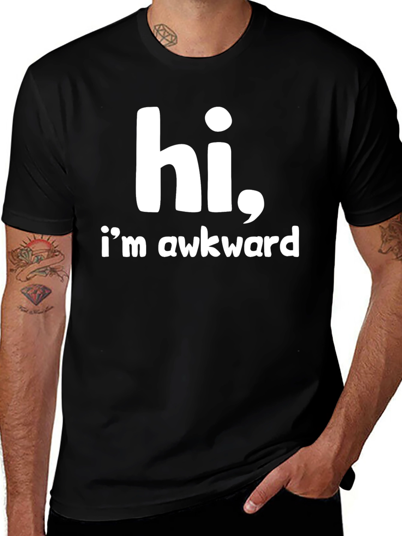 Hi Im Awkward - Funny Graphic Tee