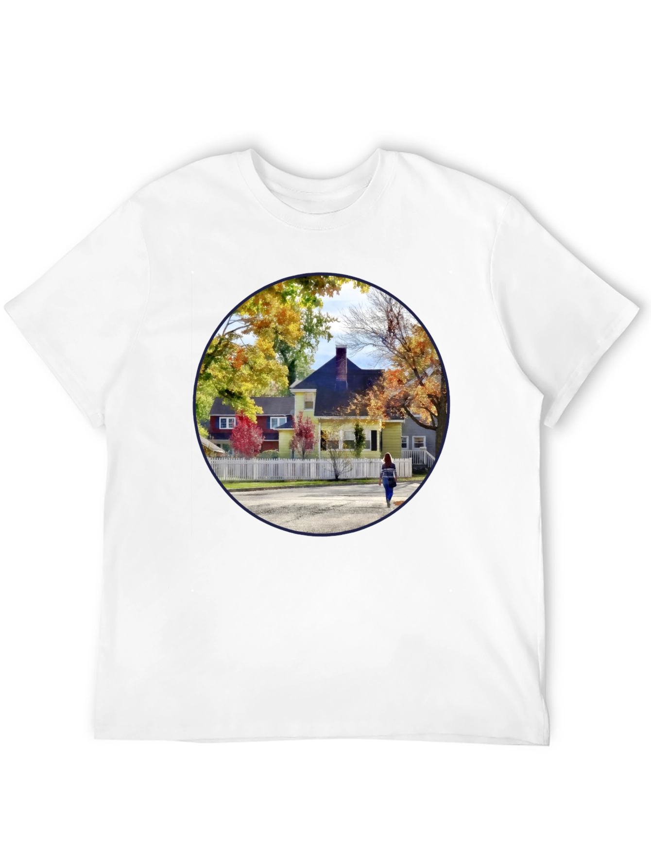 Fall House Graphic T-Shirt