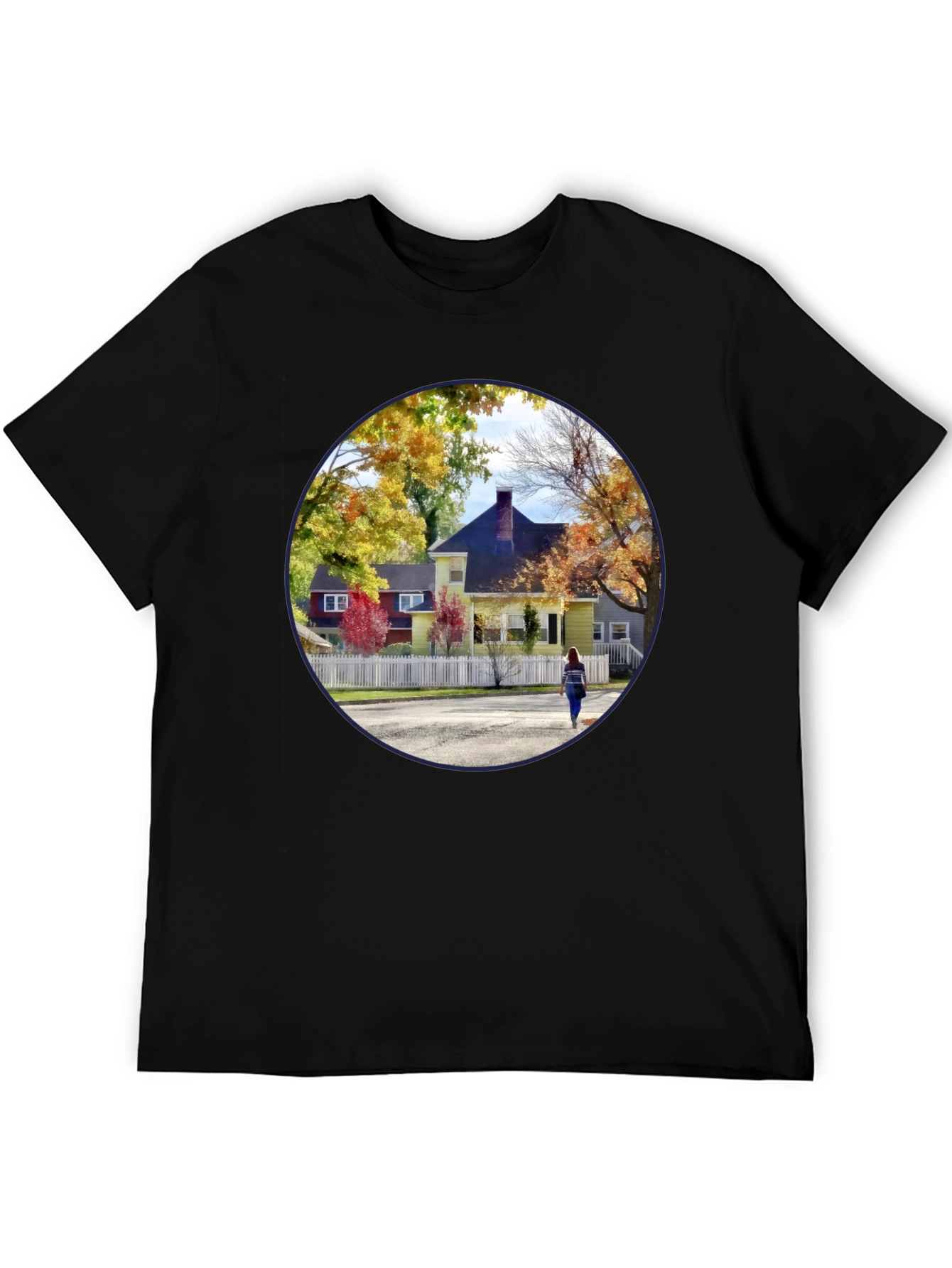 Fall House Graphic T-Shirt