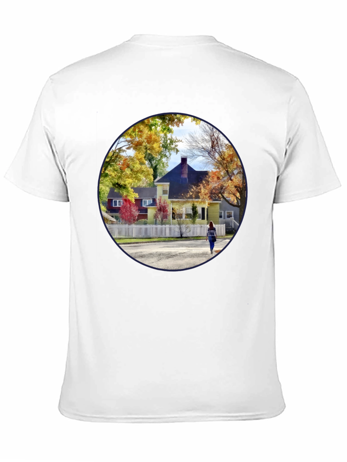 Fall House Graphic T-Shirt