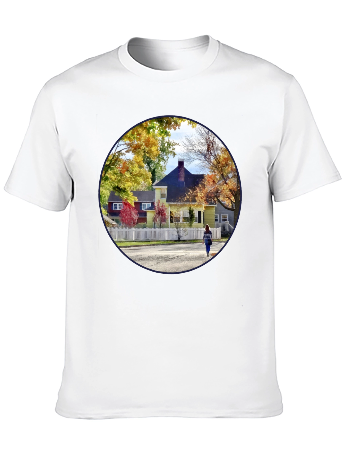 Fall House Graphic T-Shirt