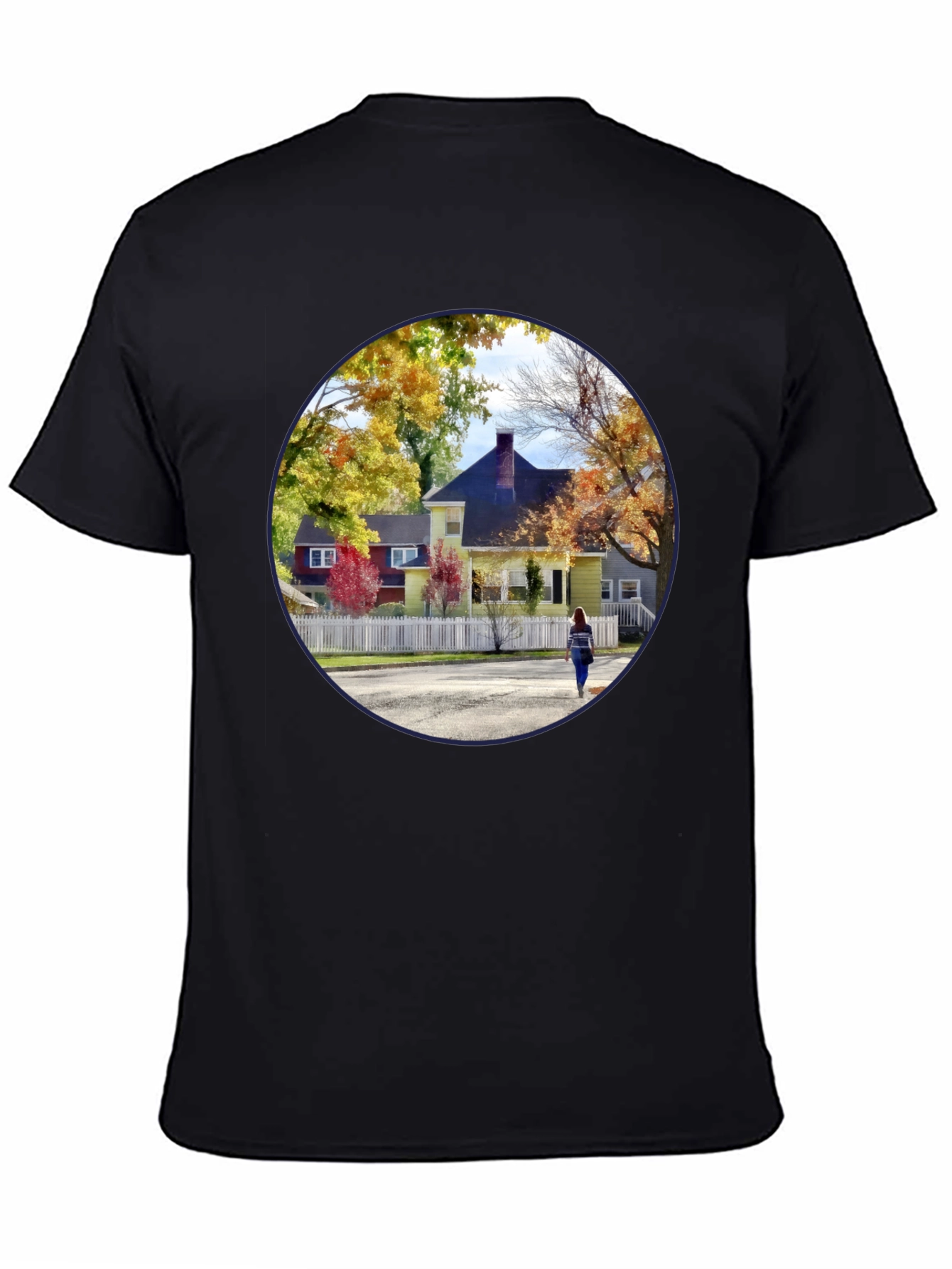 Fall House Graphic T-Shirt
