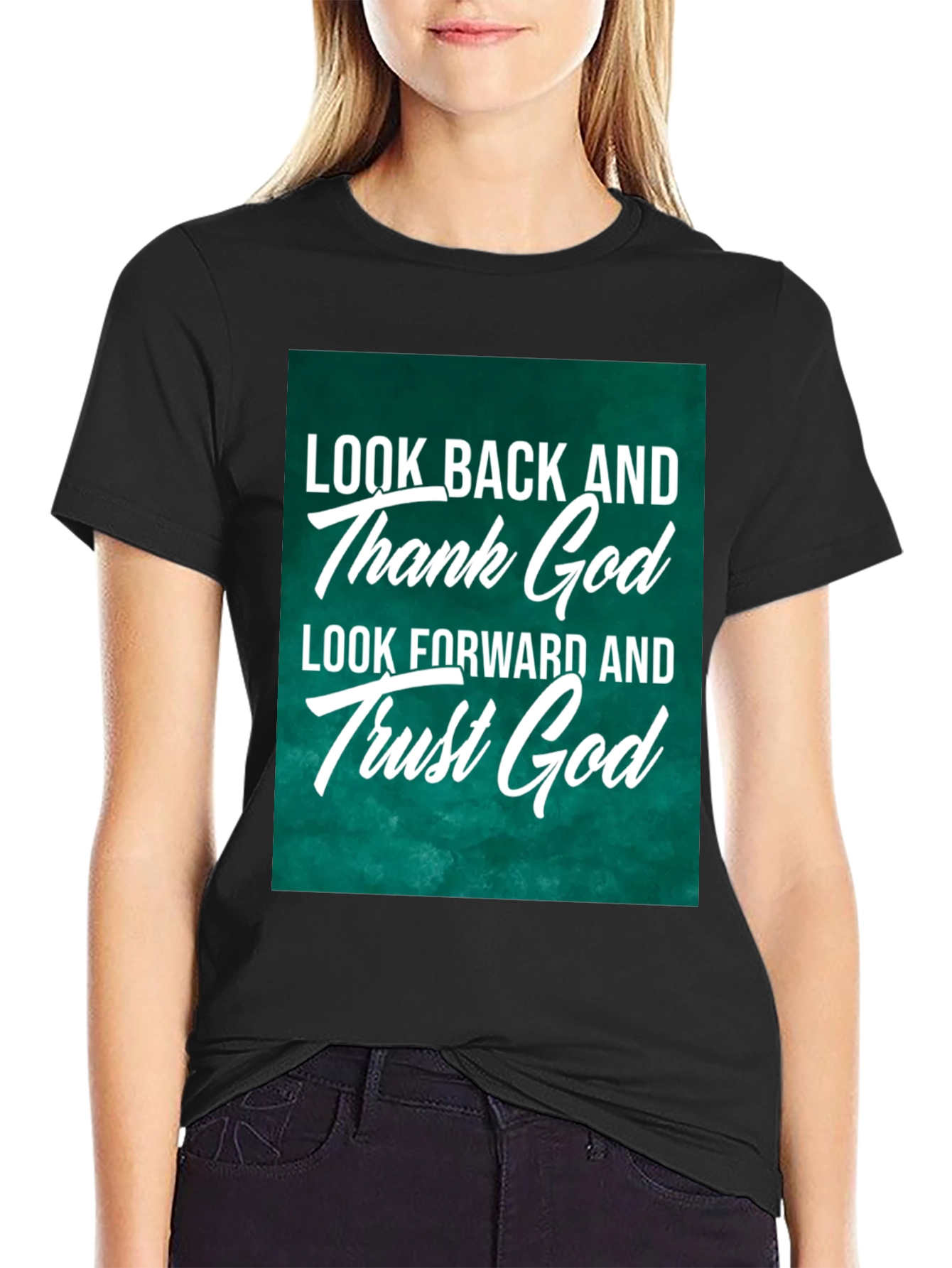 Inspirational Christian T-Shirt - Thank God