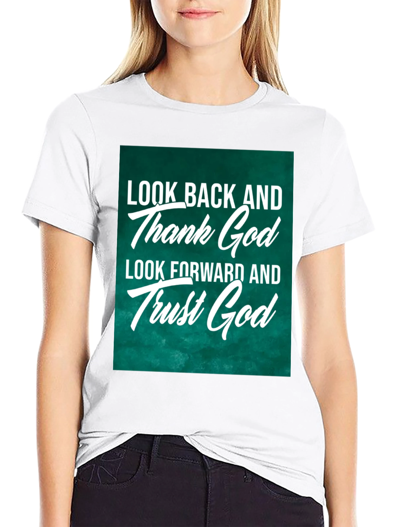 Inspirational Christian T-Shirt - Thank God