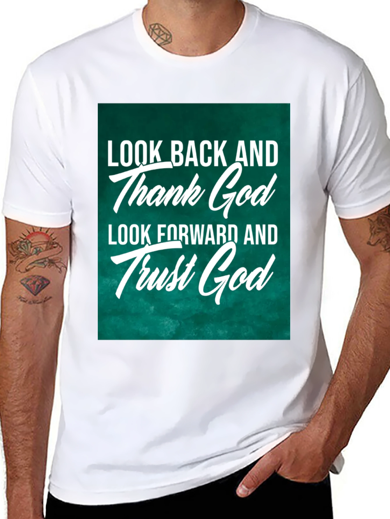 Inspirational Christian T-Shirt - Thank God