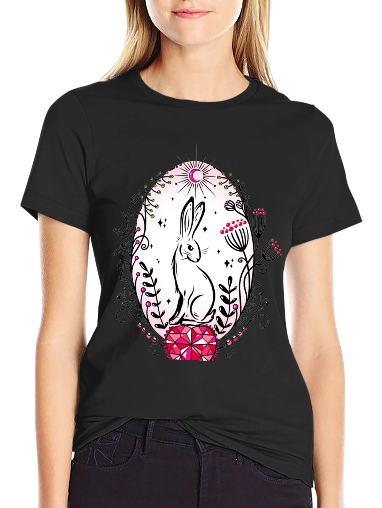 Rabbit Graphic T-Shirt