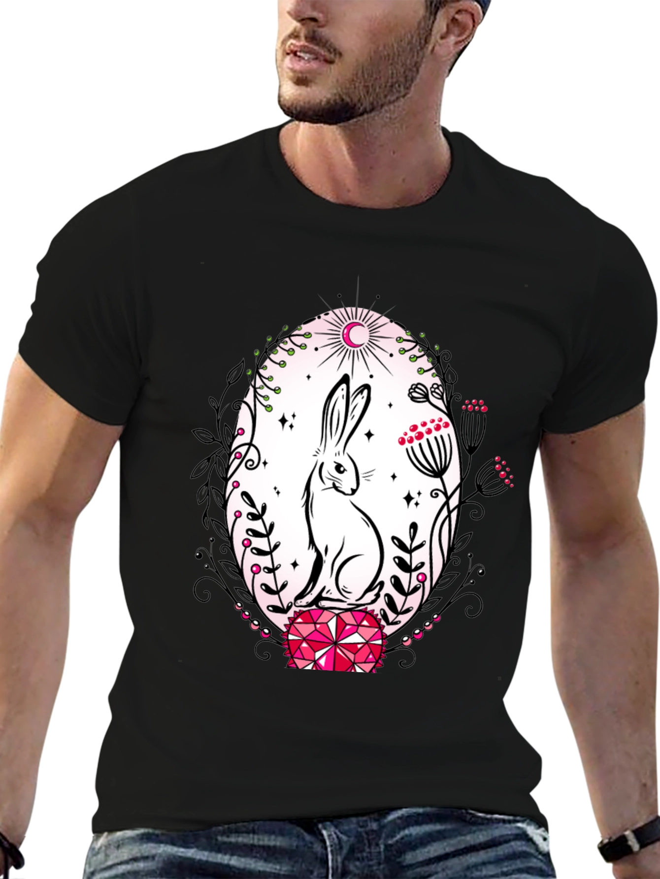 Rabbit Graphic T-Shirt