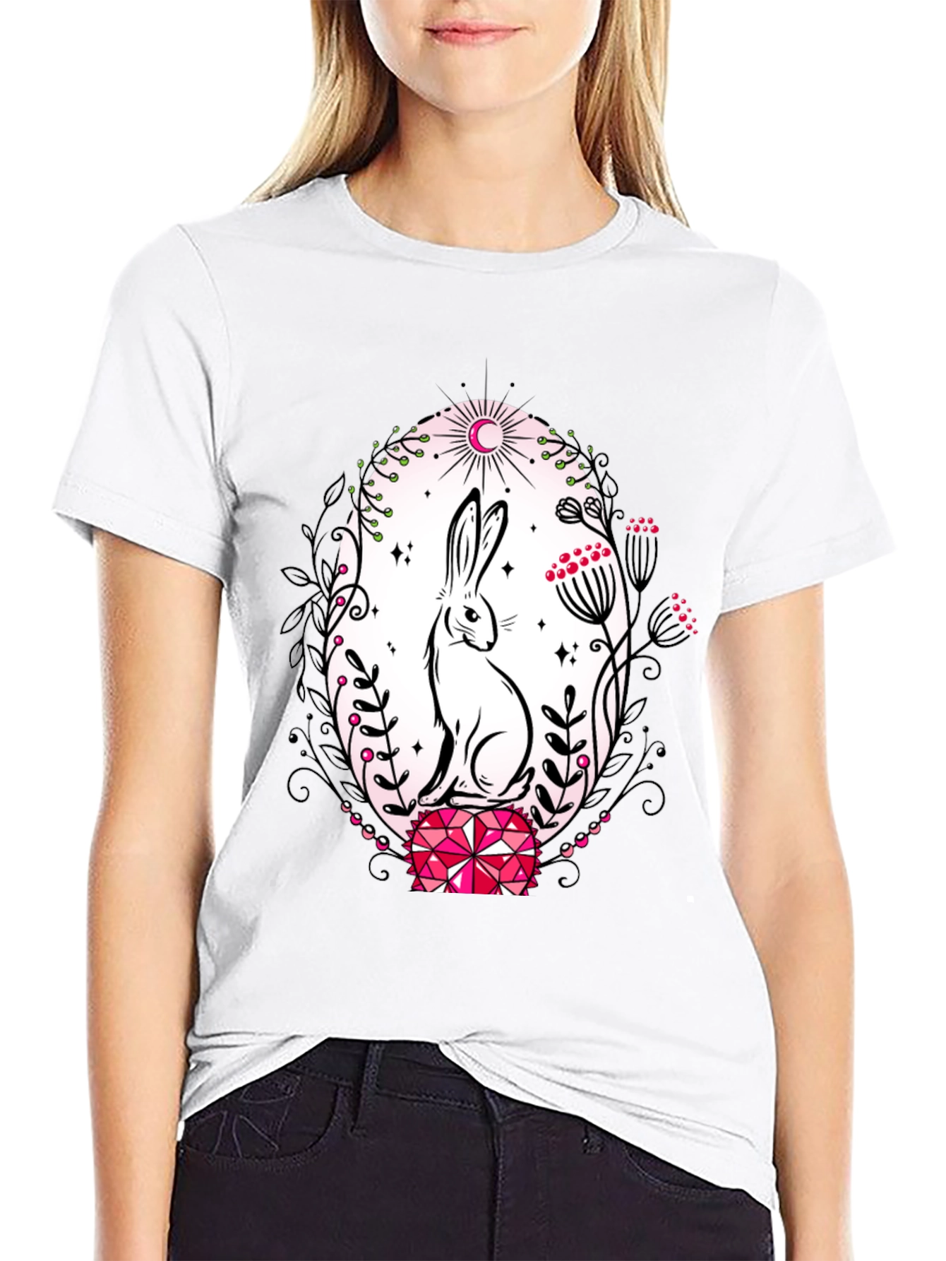 Rabbit Graphic T-Shirt