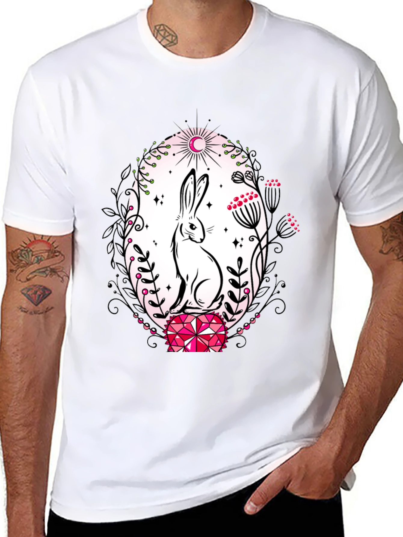 Rabbit Graphic T-Shirt