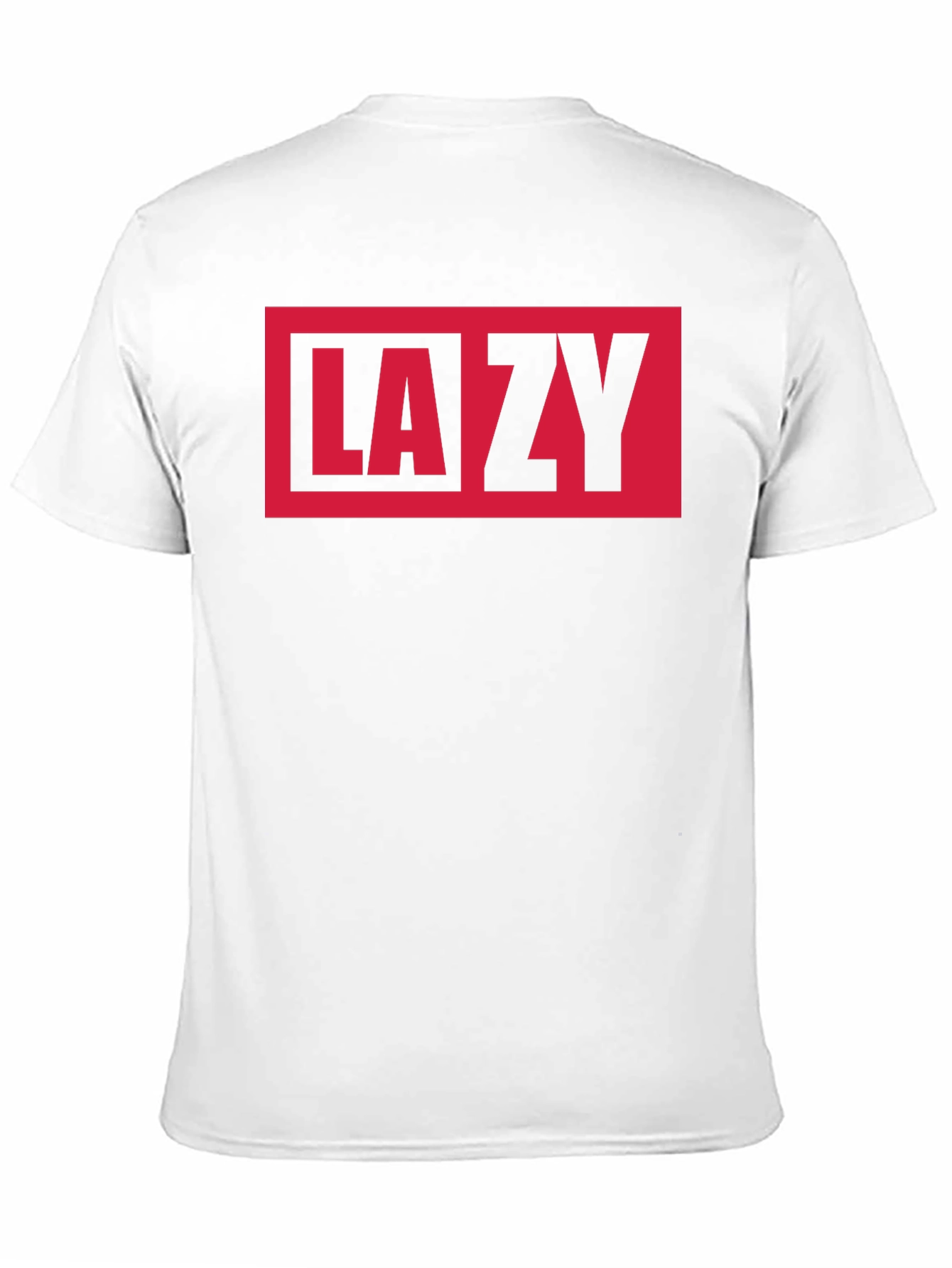 Lazy Graphic Print T-Shirt